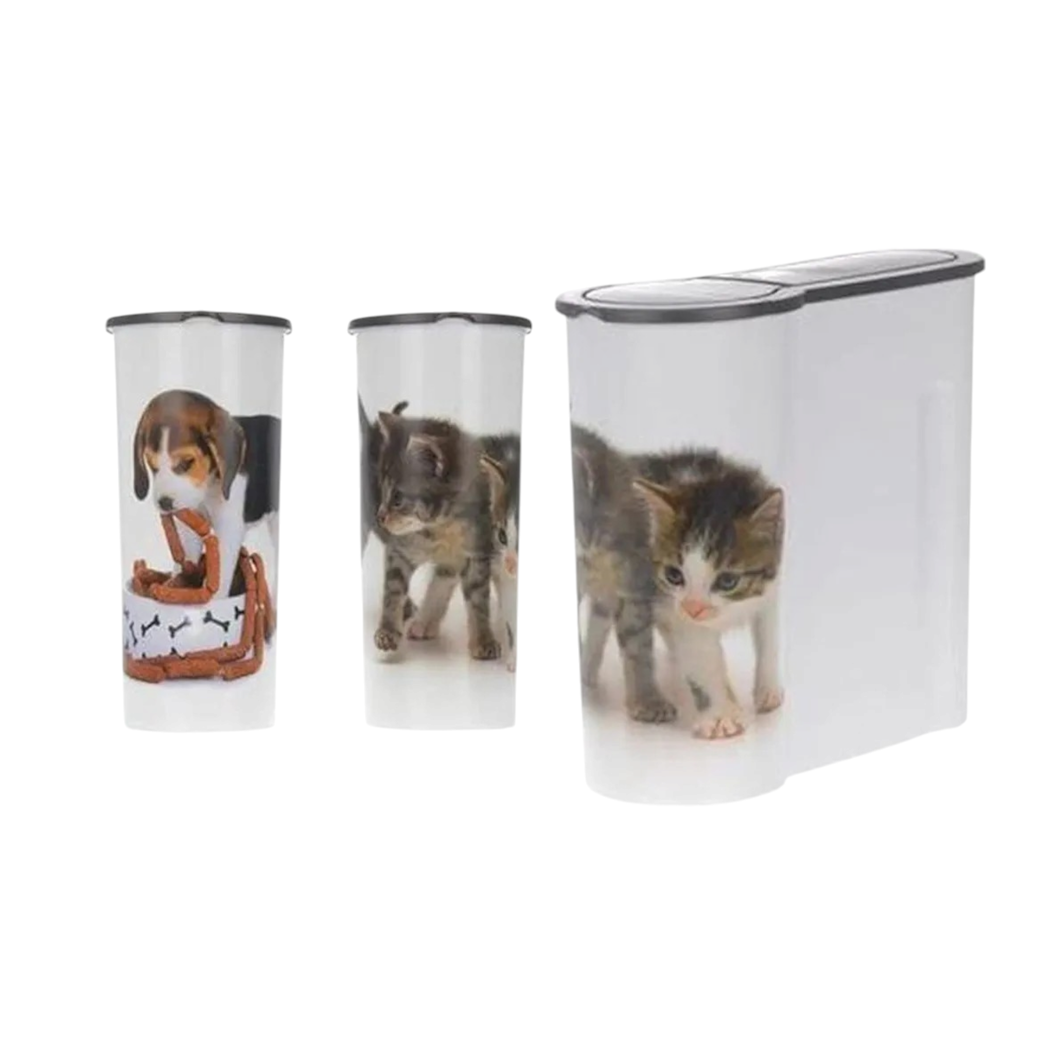 Pet Dog-Cat Food Container Plastic 4L 21481