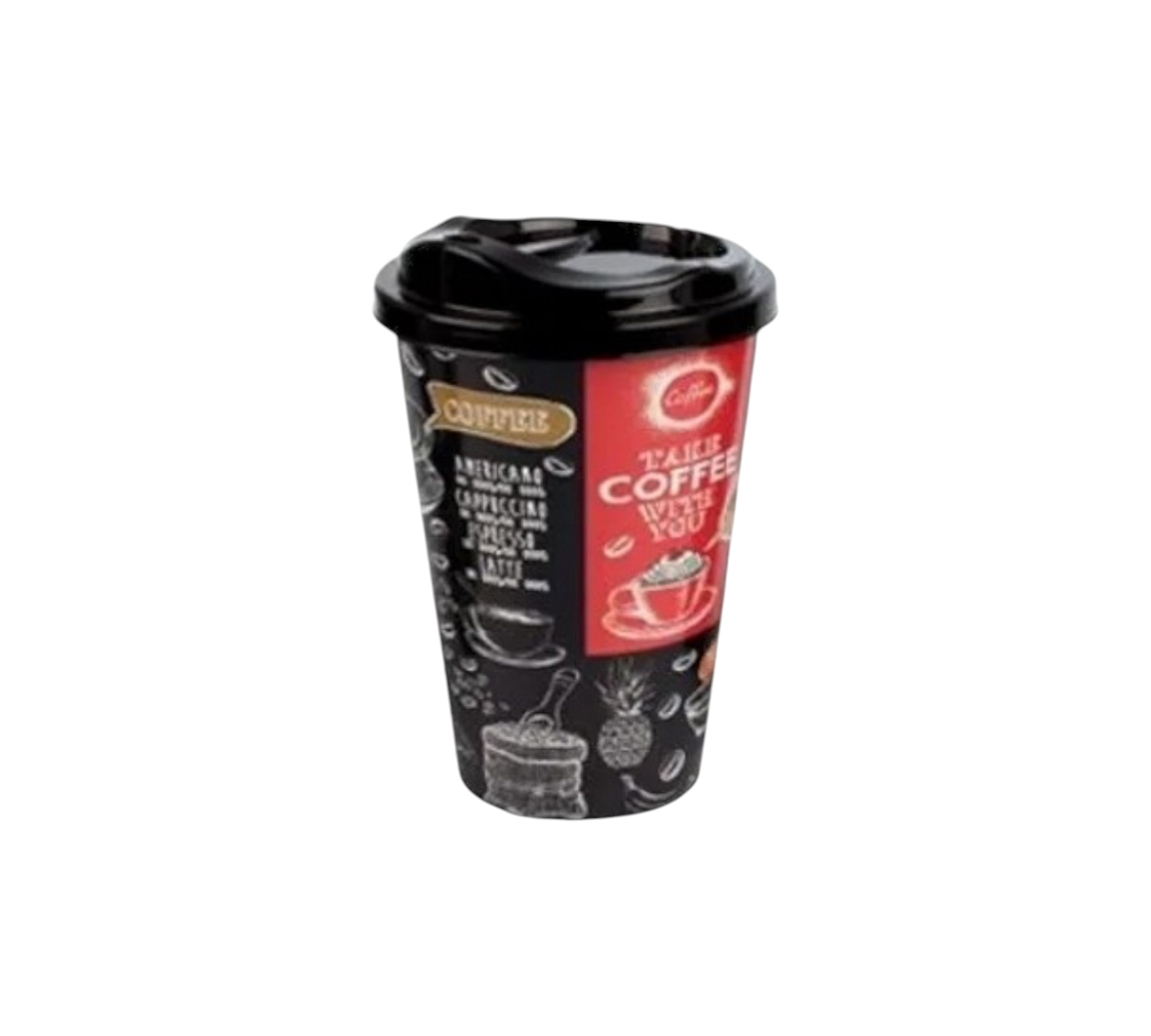 Hobby Life 500ml Reusable Takeaway Coffee Cup To-Go