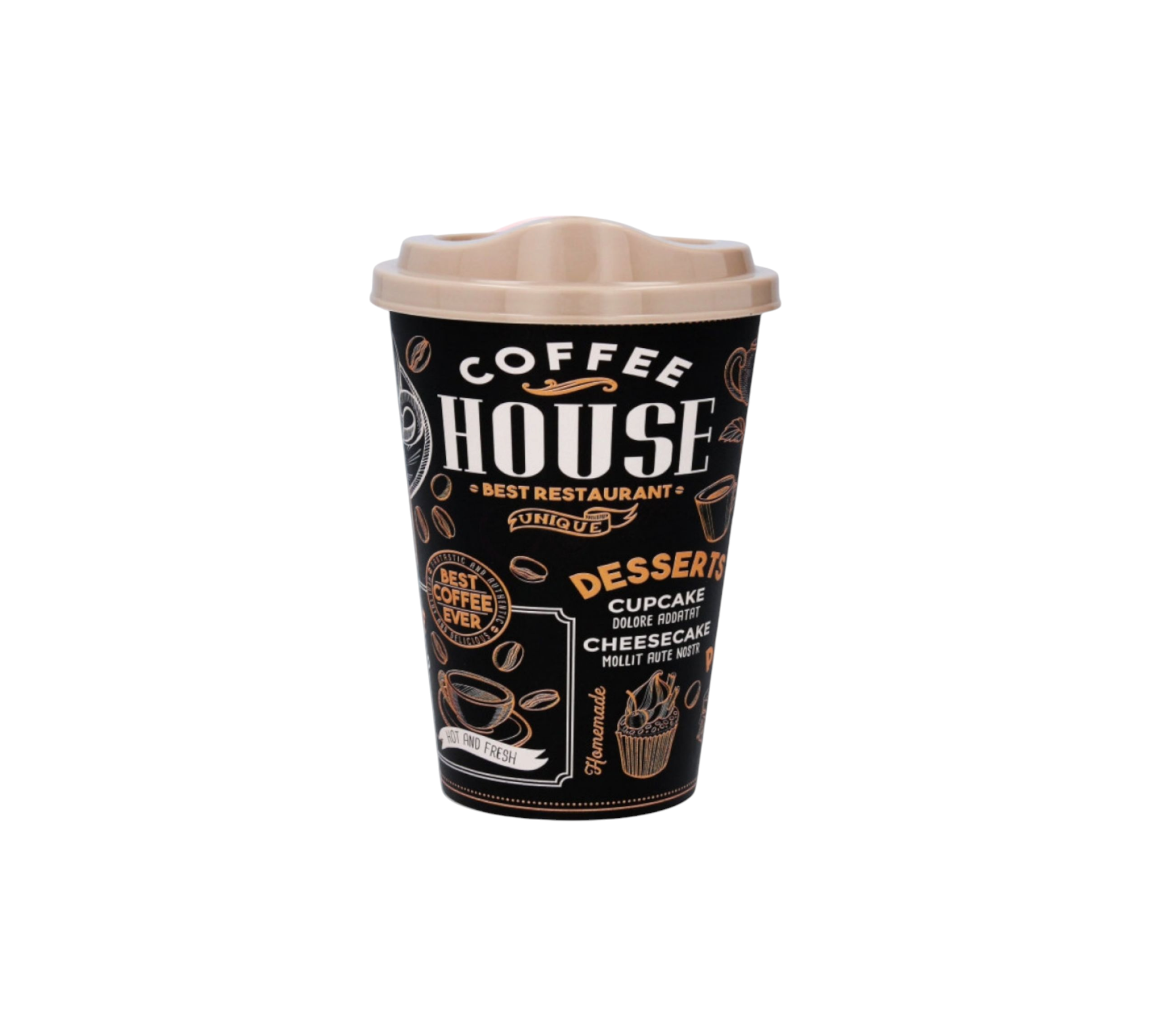Hobby Life 500ml Reusable Takeaway Coffee Cup To-Go