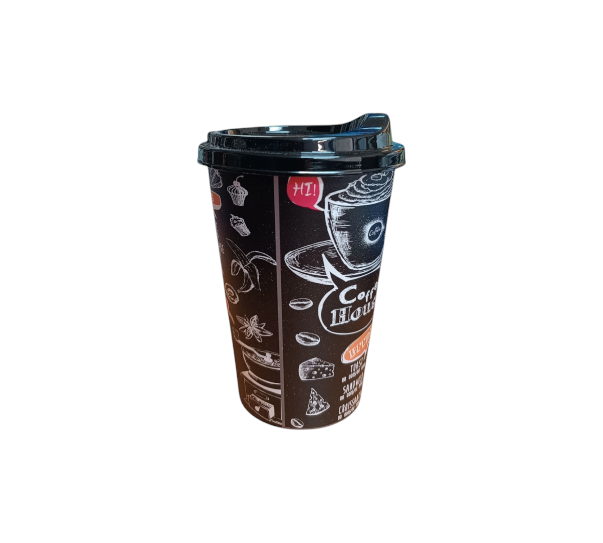 Hobby Life 500ml Reusable Takeaway Coffee Cup To-Go