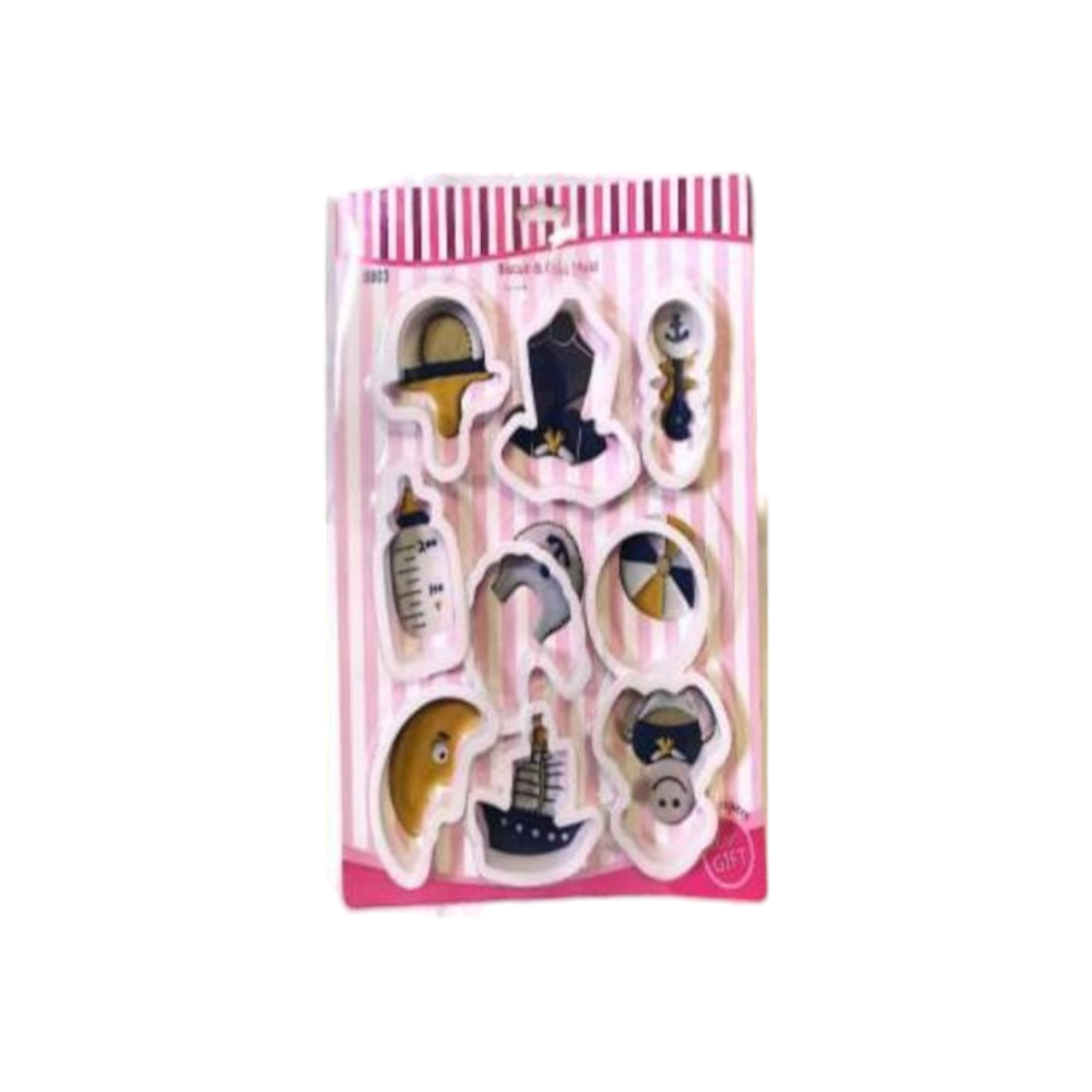 Plastic Biscuit Mould 9pieces