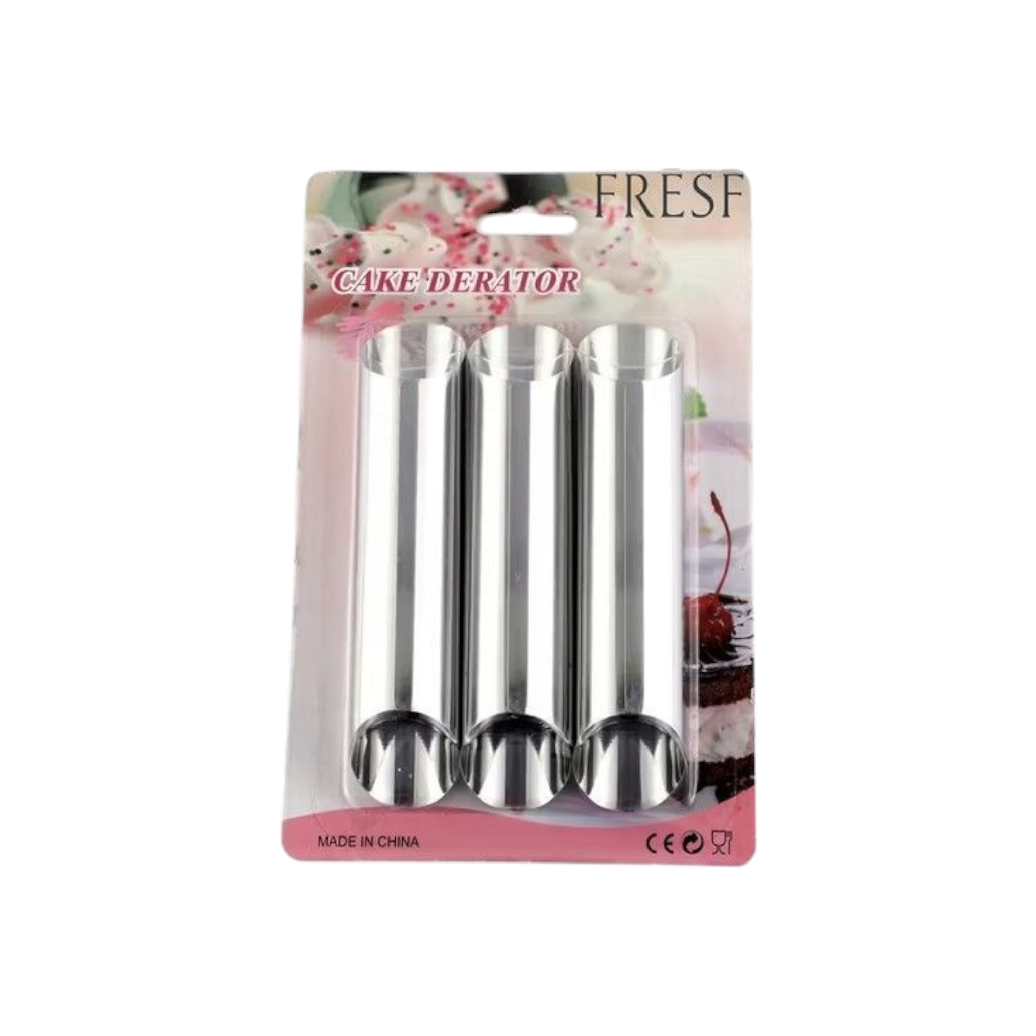 Bakeware Tool Cone Shaped 3pc Set Stainless Steel