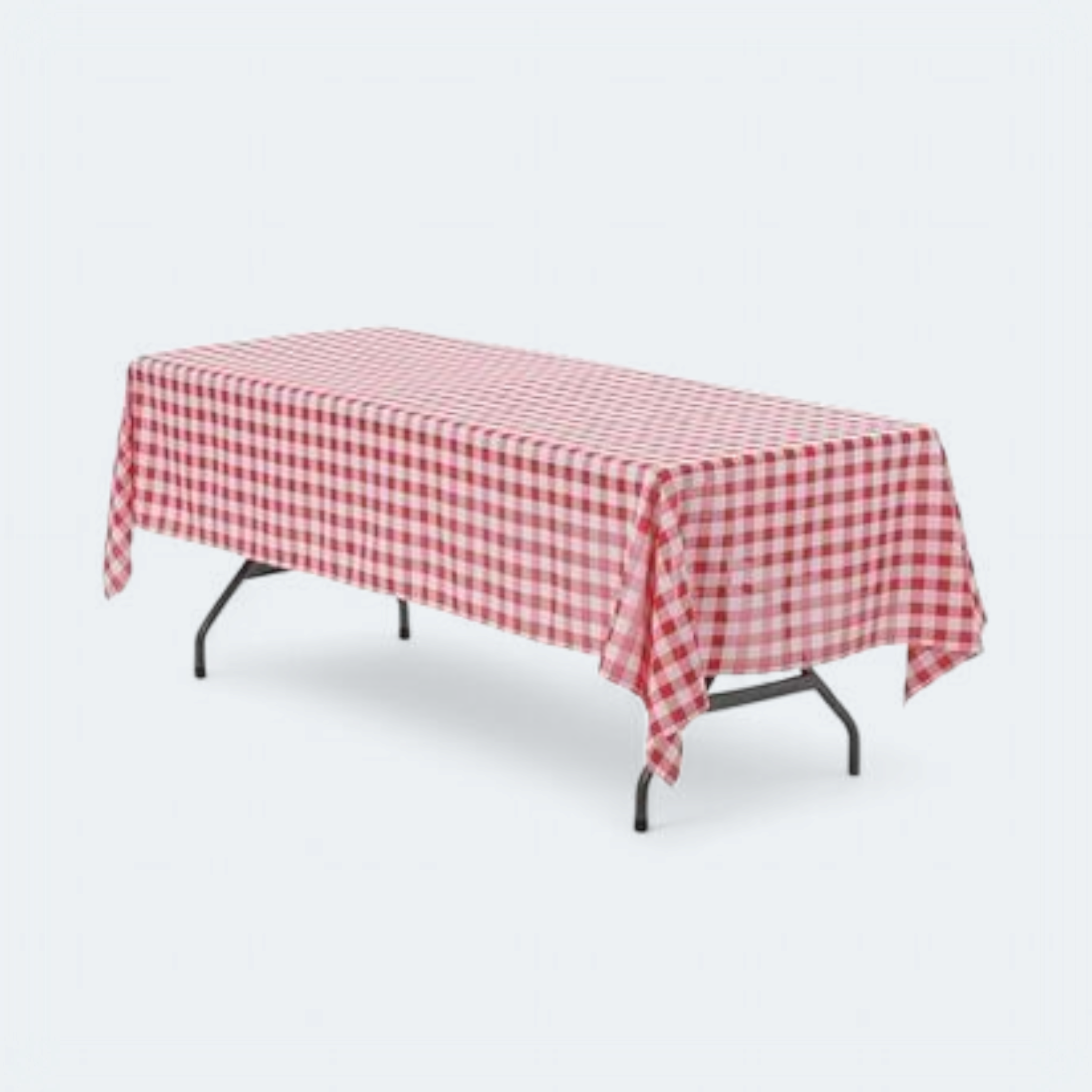 Checkered Plastic Tablecover 137x274cm