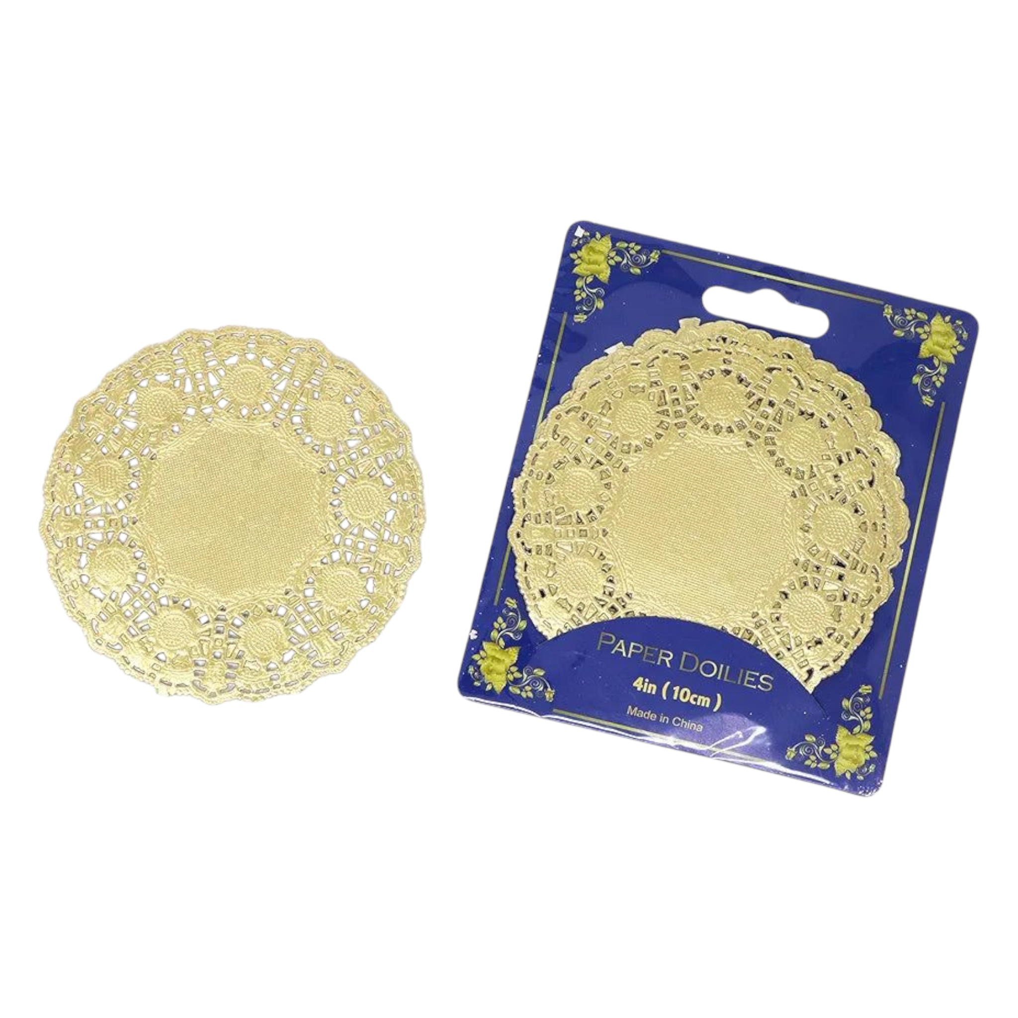 Paper Doilies 24pcs 8.5Inch Gold