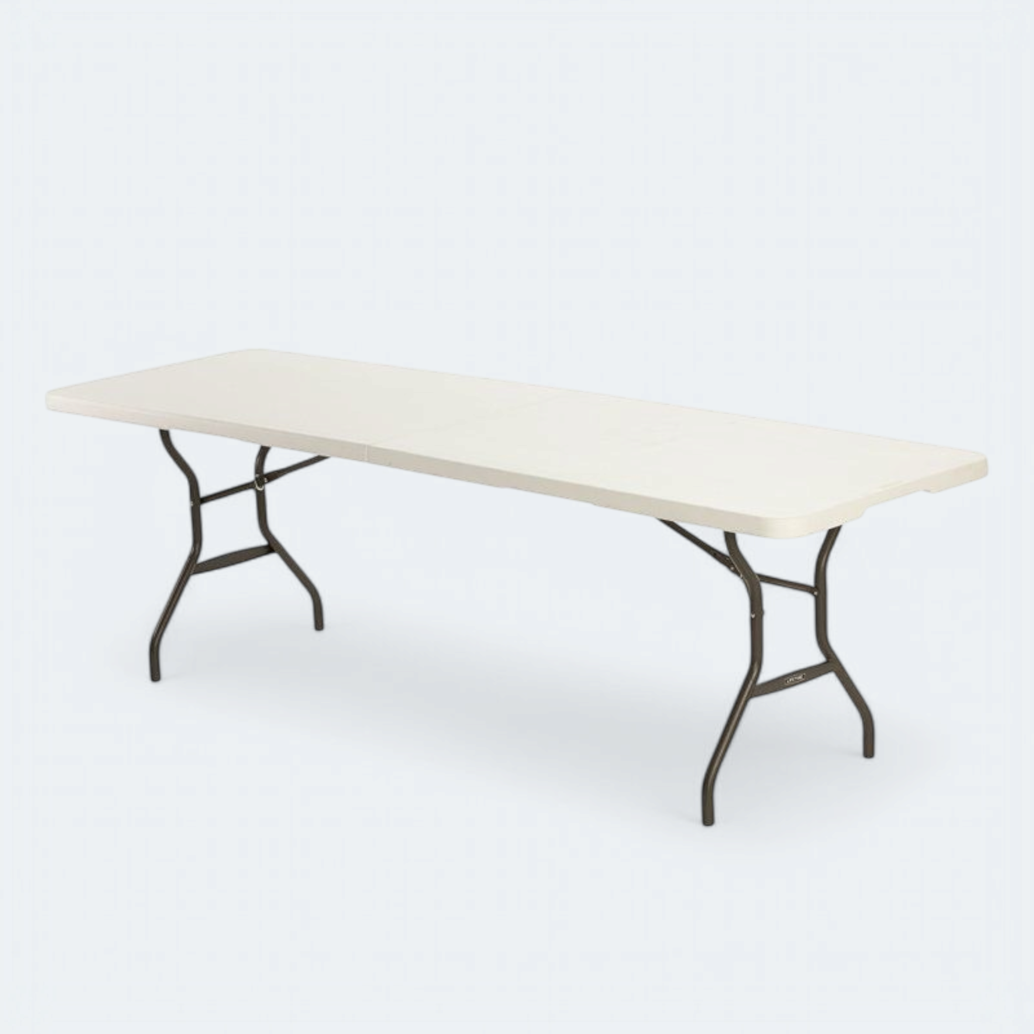 2.4m Trestle Plastic Folding Table 8ft