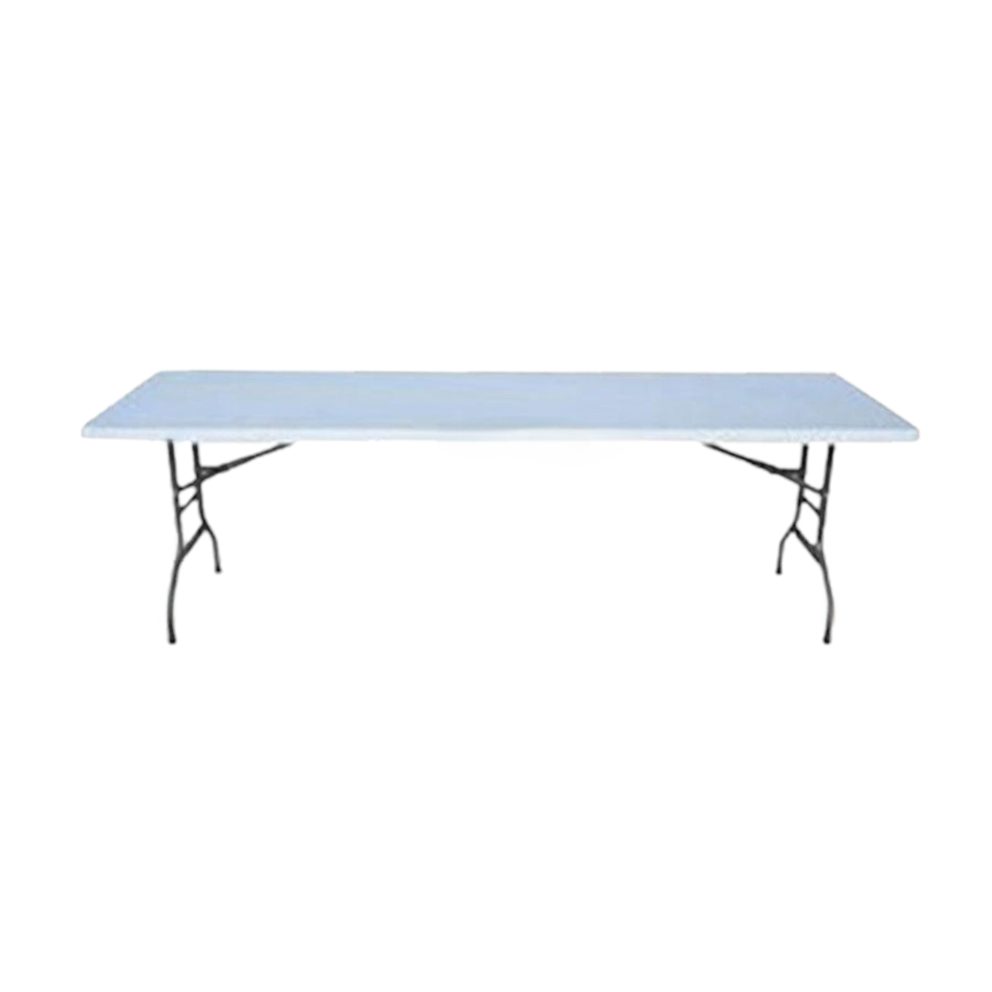 2.4m Trestle Plastic Folding Table 8ft