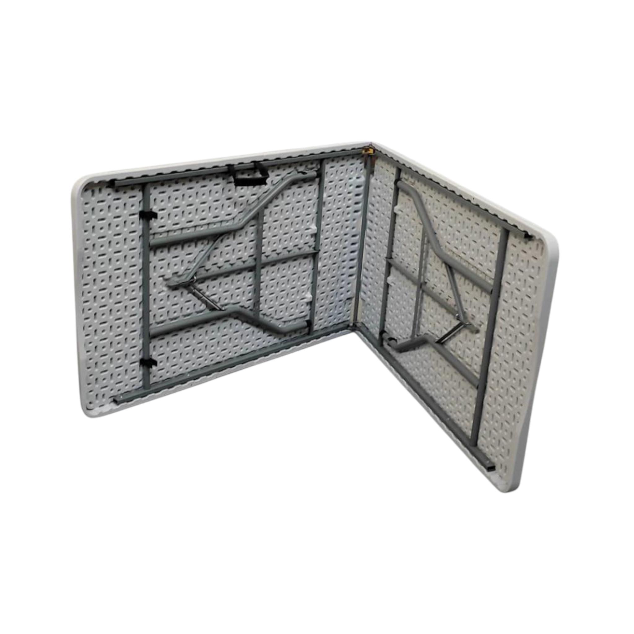 2.4m Trestle Plastic Folding Table 8ft