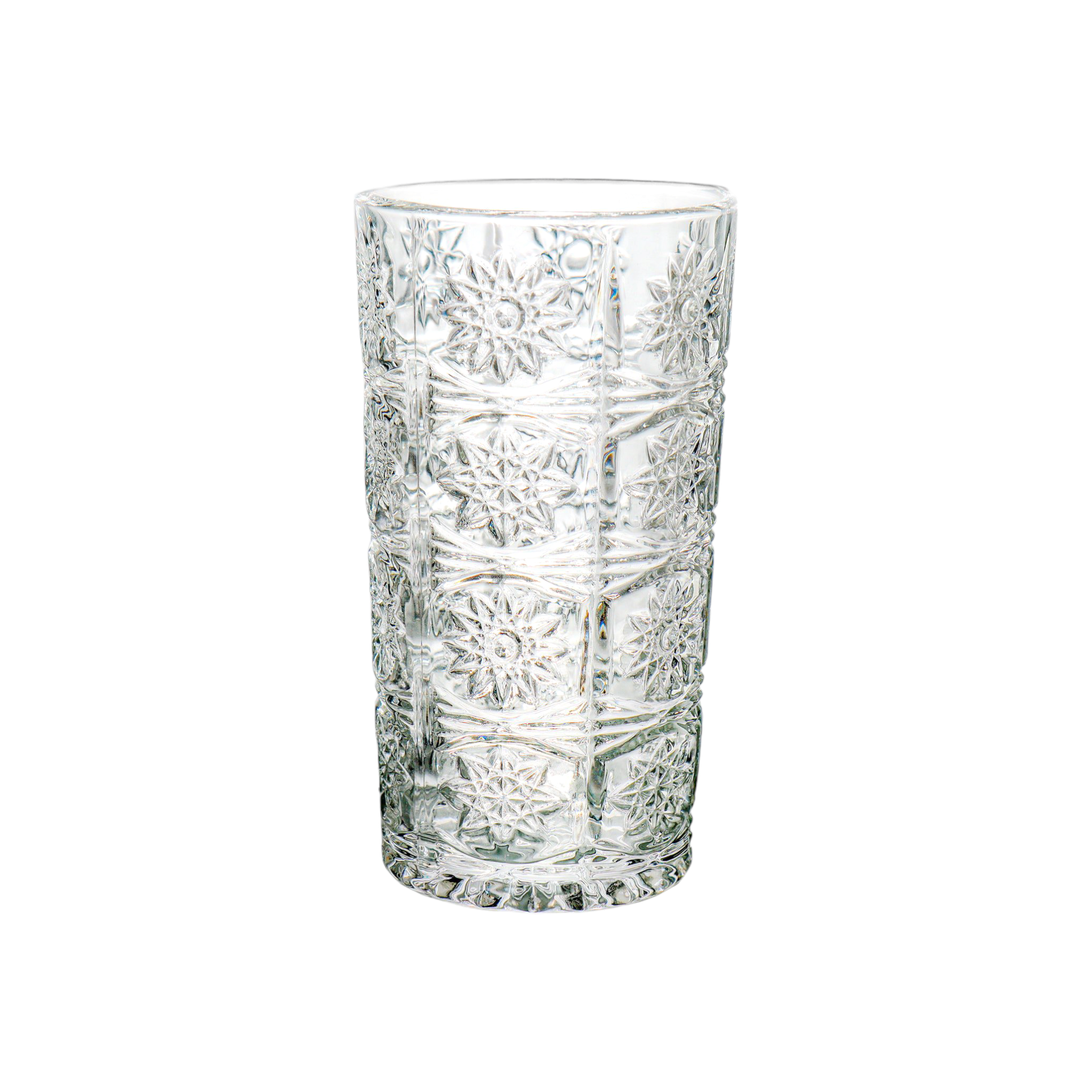 Hiball Glass Tumbler 220ml Patterned 6pack