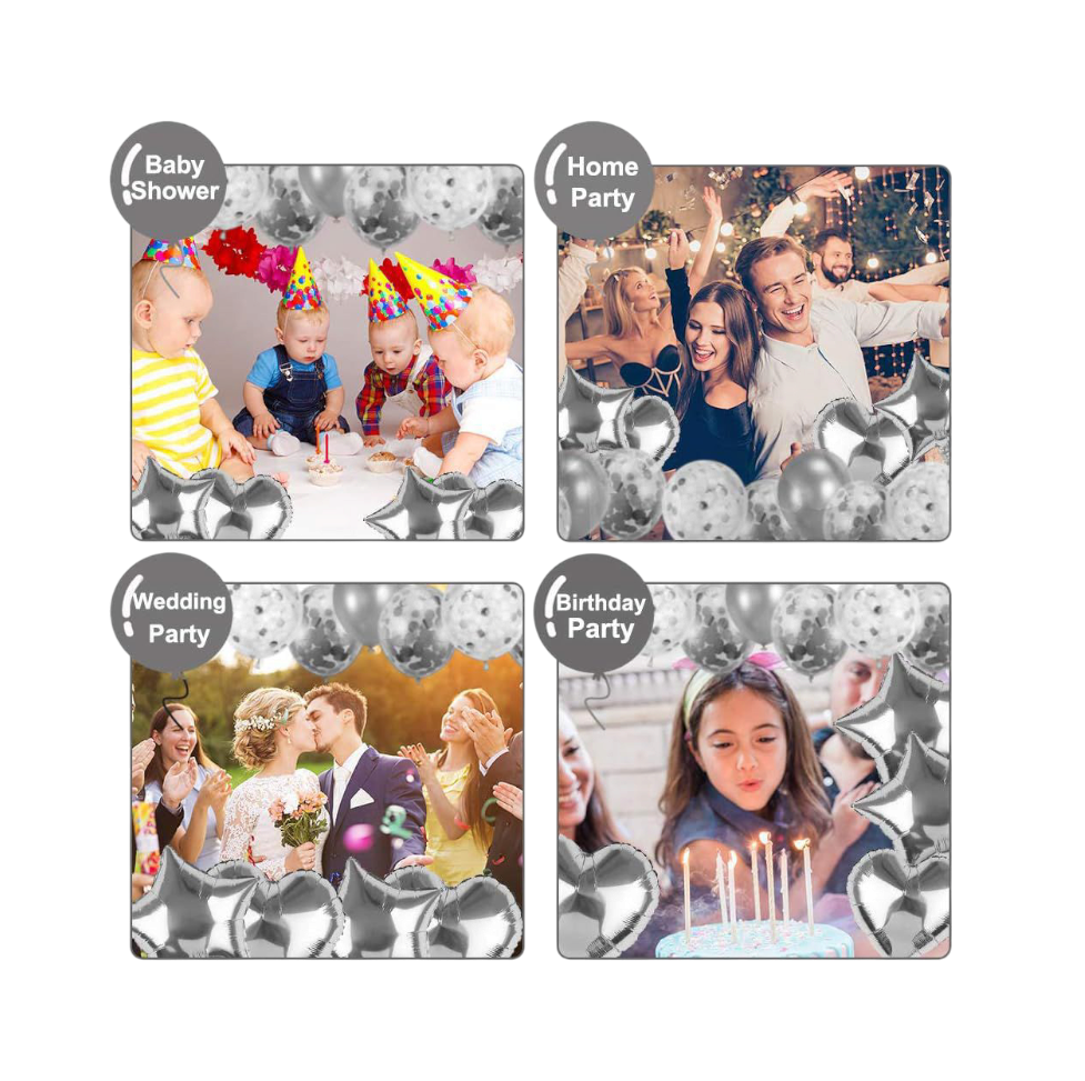 Party Latex Balloon 14pcs Set Gold