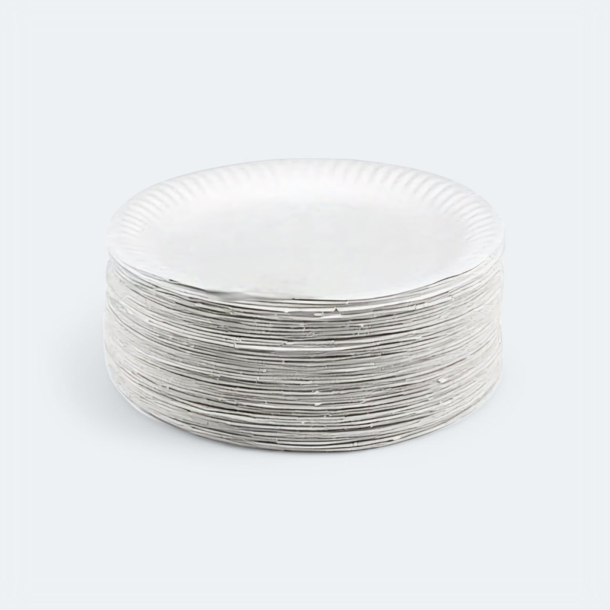 Disposable Paper Plates 180mm White 20pack