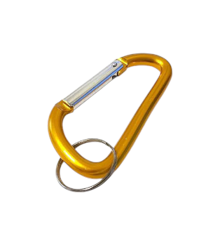 Snap Hook Aluminium Key Ring Swivel Large 8cm 1pc 5721-S