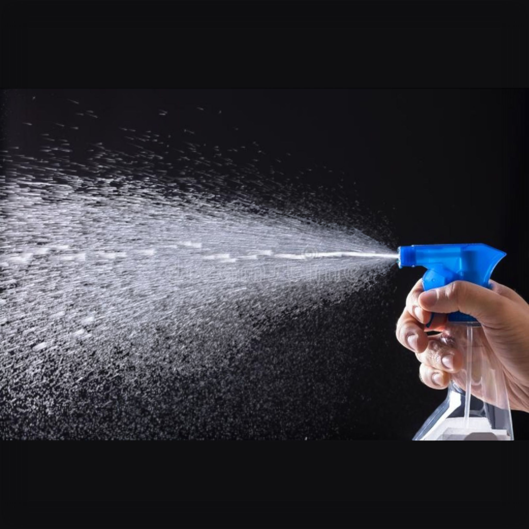 1L HDPE Boston Trigger Fine Mist Spray Bottle Frosted