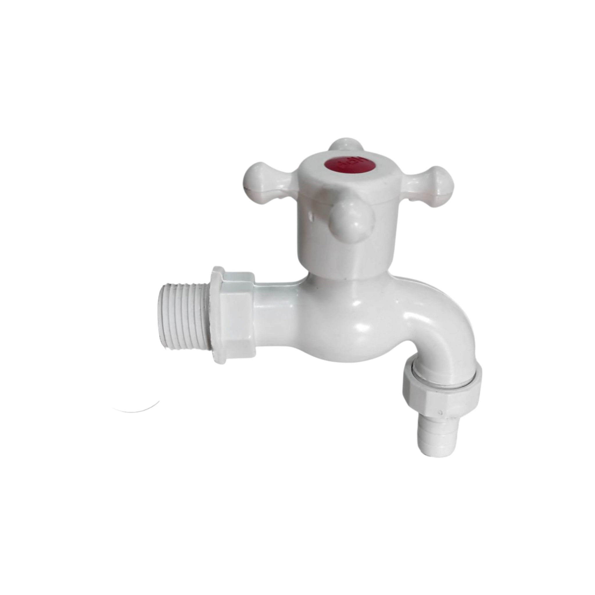 Plastic Tap Garden White 1 -2x3-4 9135