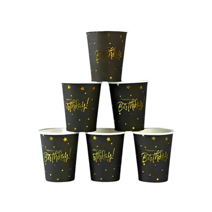 Party Paper Cups 6pcs