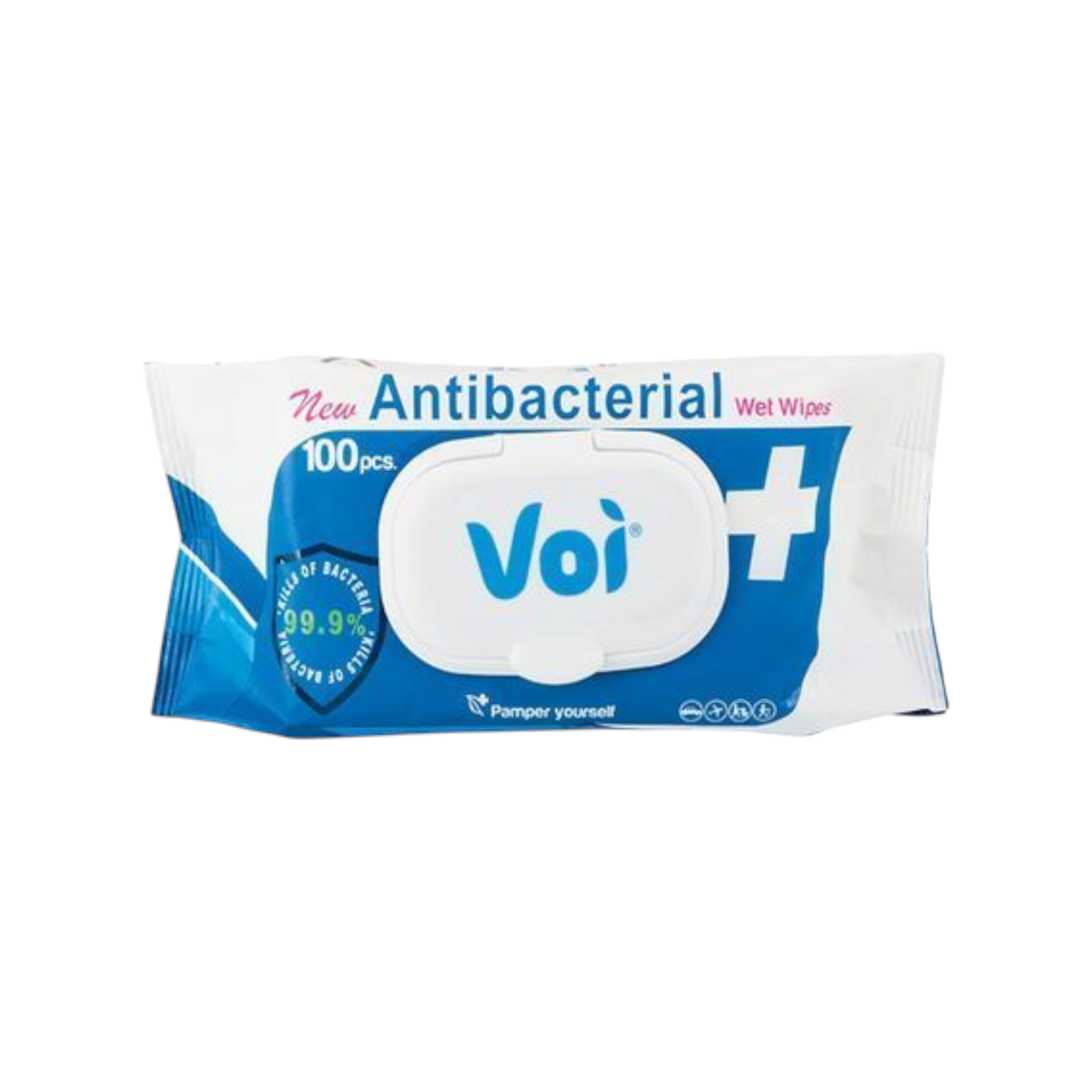 Voi Antibacterial Wipes Cleanser 100pack
