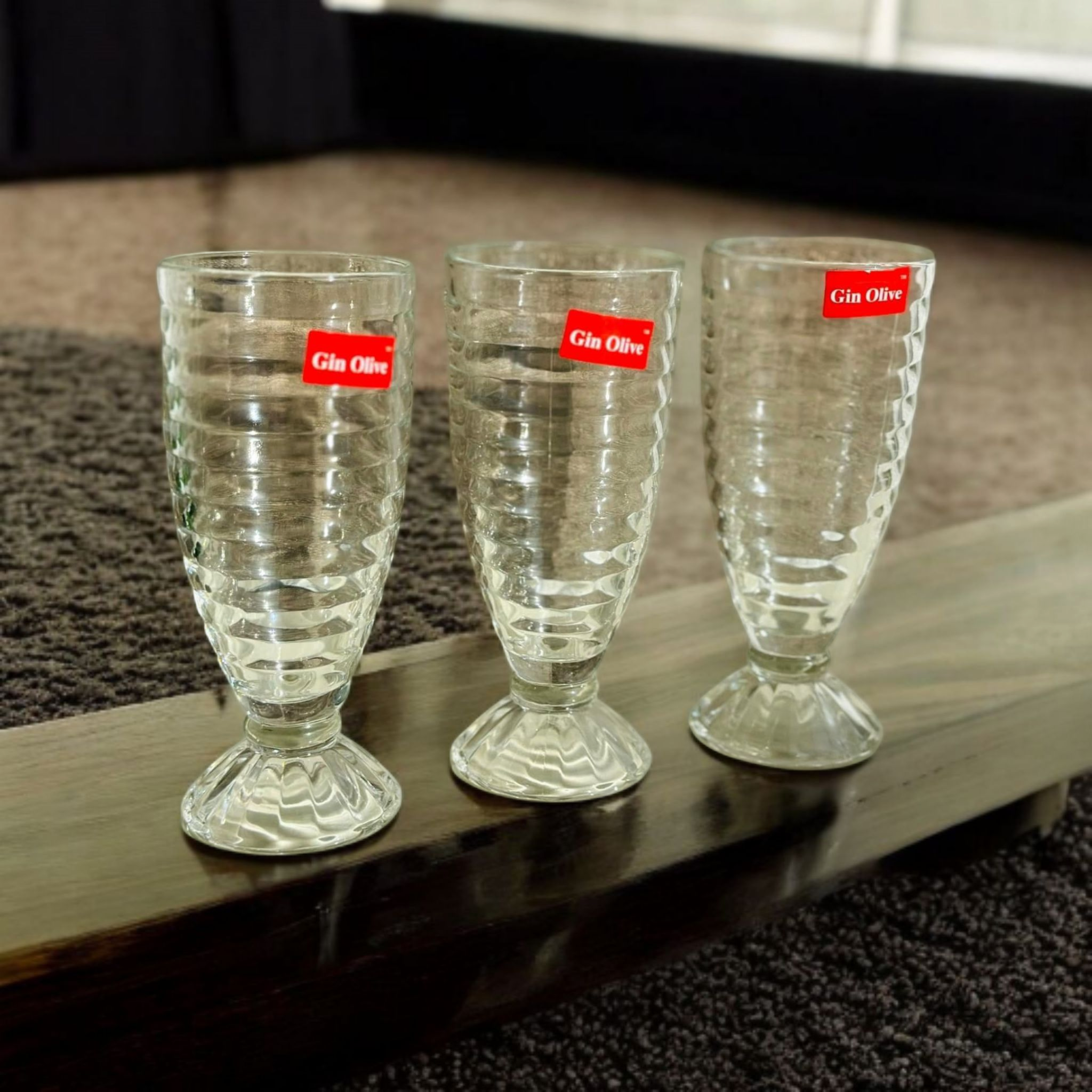 Milkshake Glass Tumbler 360ml 17.5x7.5cm 6pack