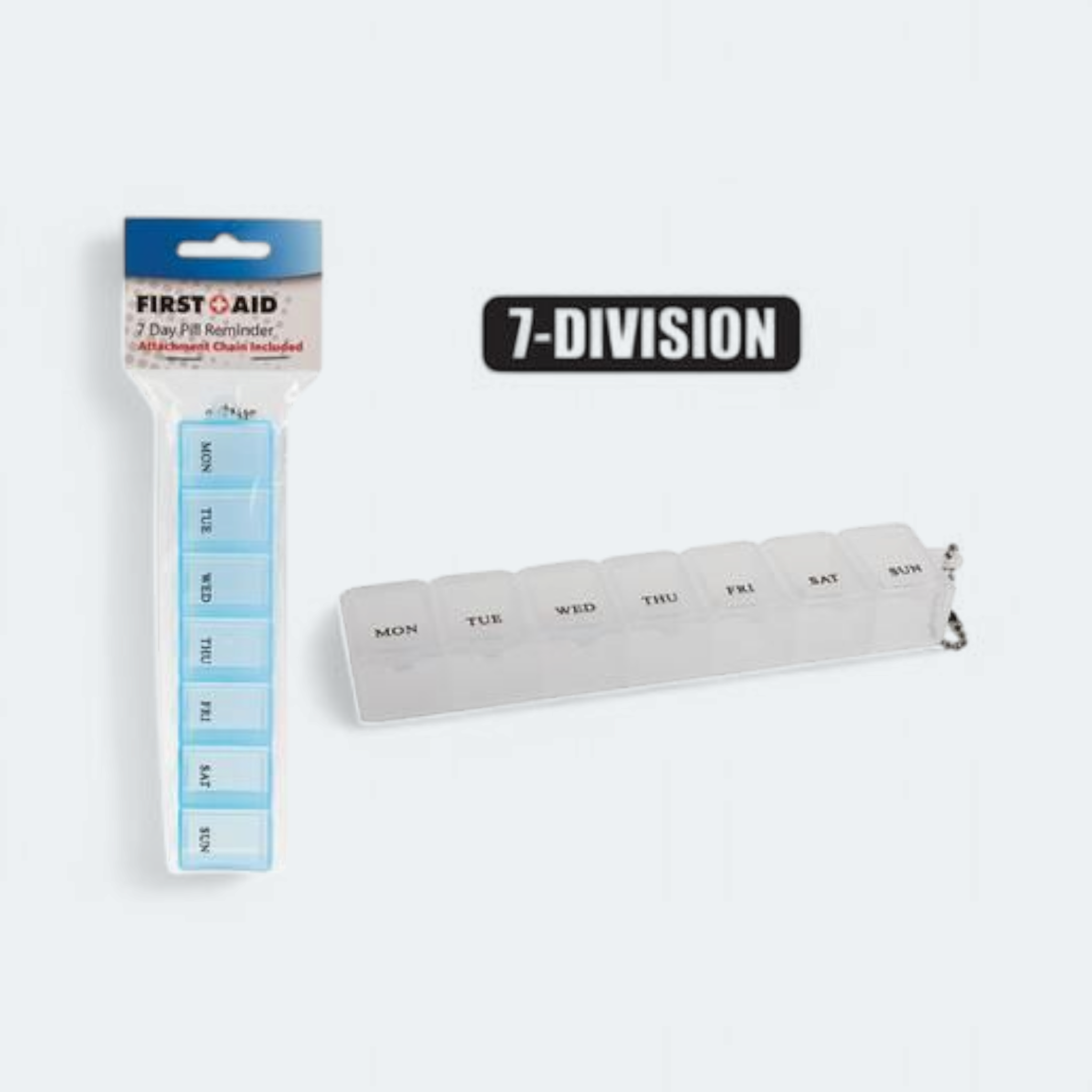 Weekly Pill Reminder Box Organizer 7-Division