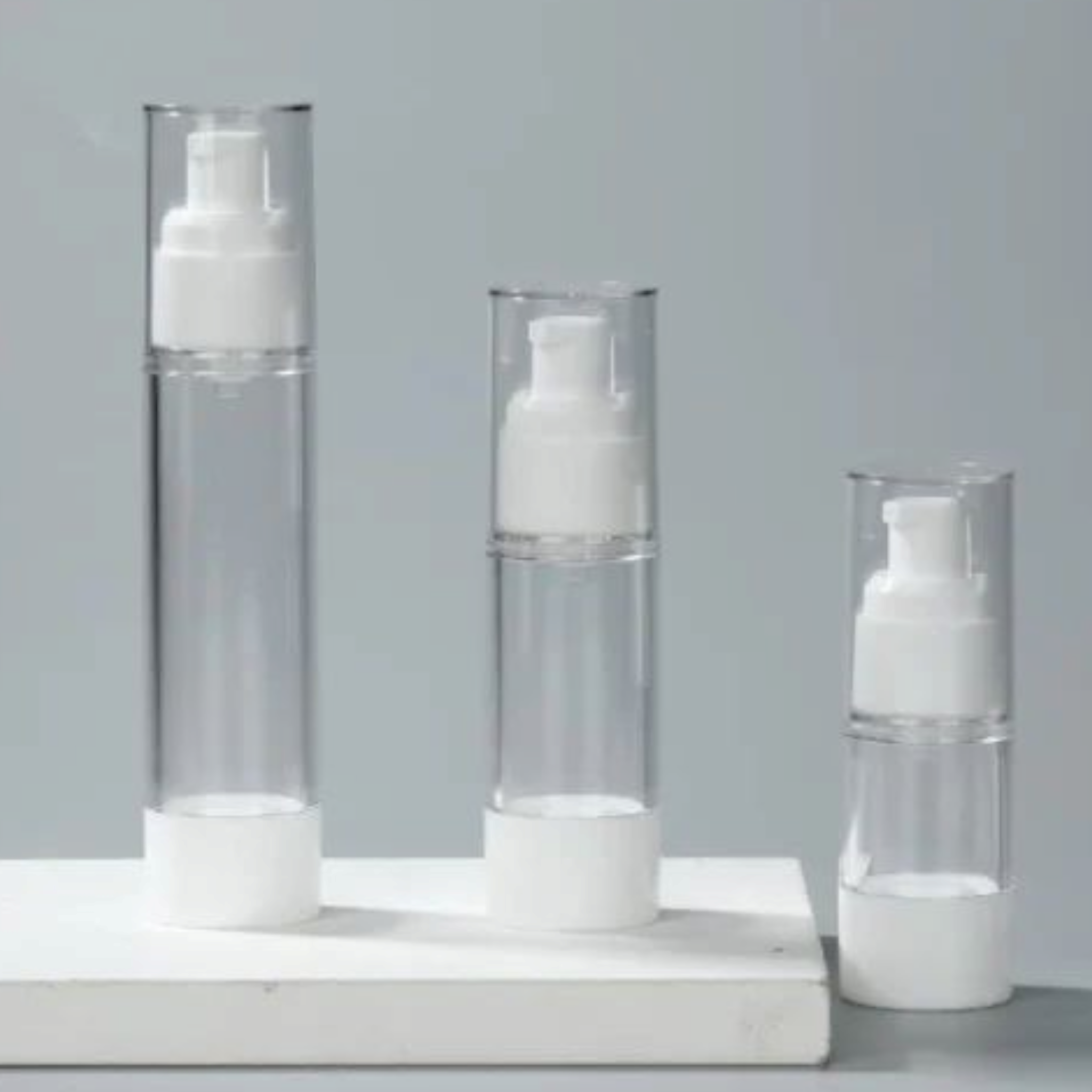 Airless Vacuum Pump Acrylic Cosmetic Bottle Container