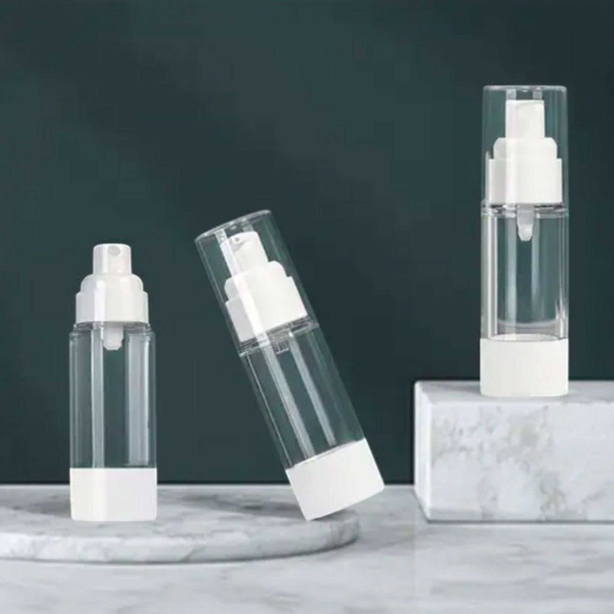 Airless Vacuum Pump Acrylic Cosmetic Bottle Container
