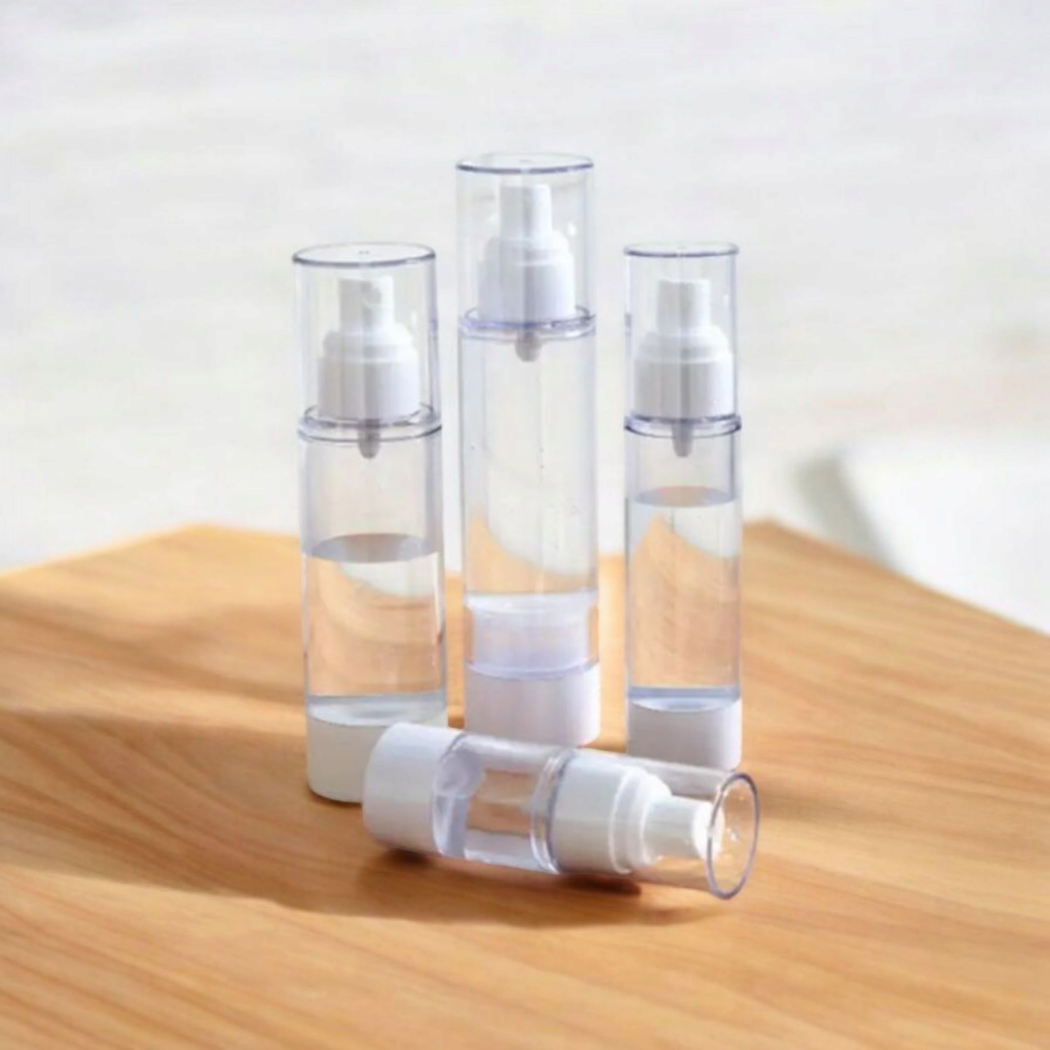 Airless Vacuum Pump Acrylic Cosmetic Bottle Container