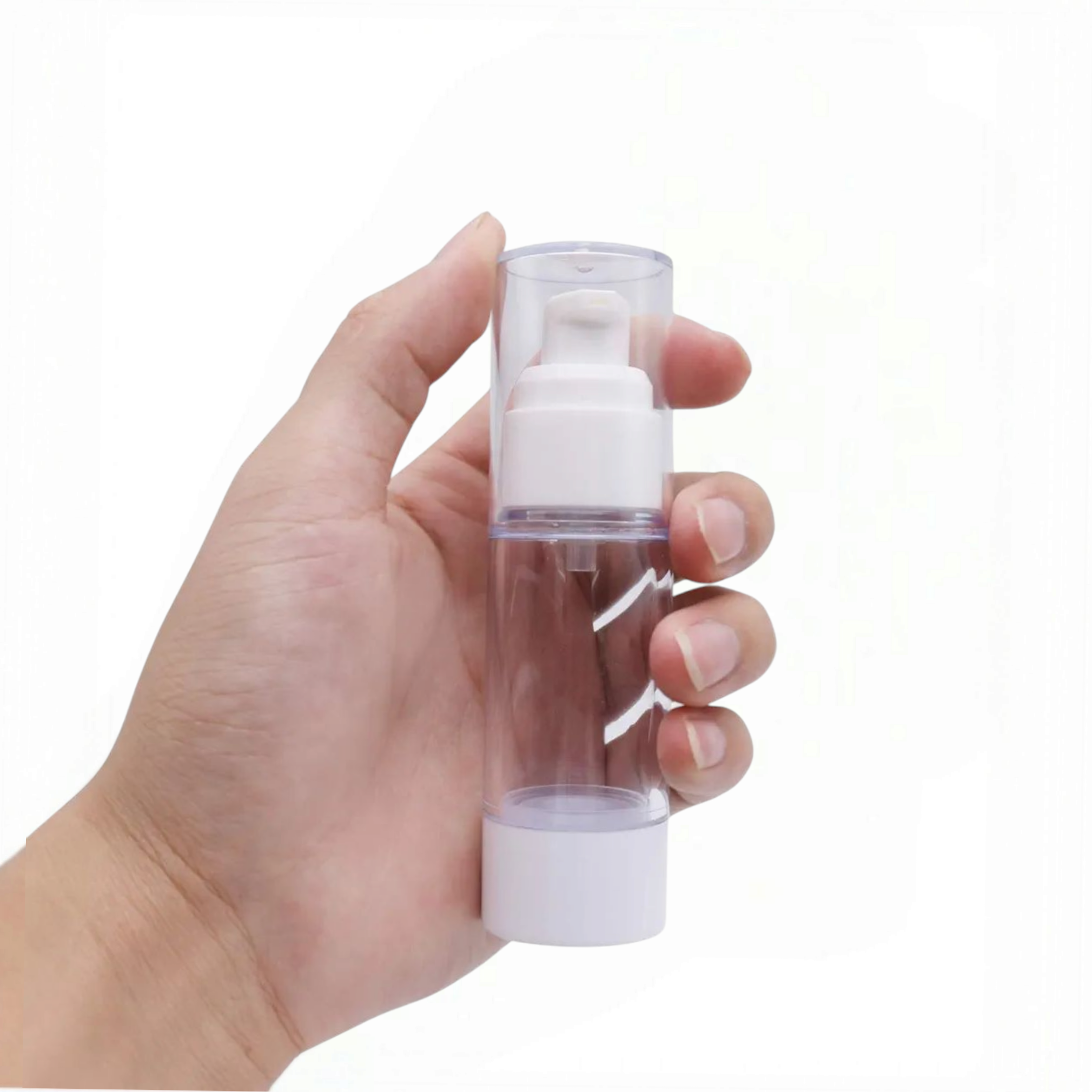 Airless Vacuum Pump Acrylic Cosmetic Bottle Container