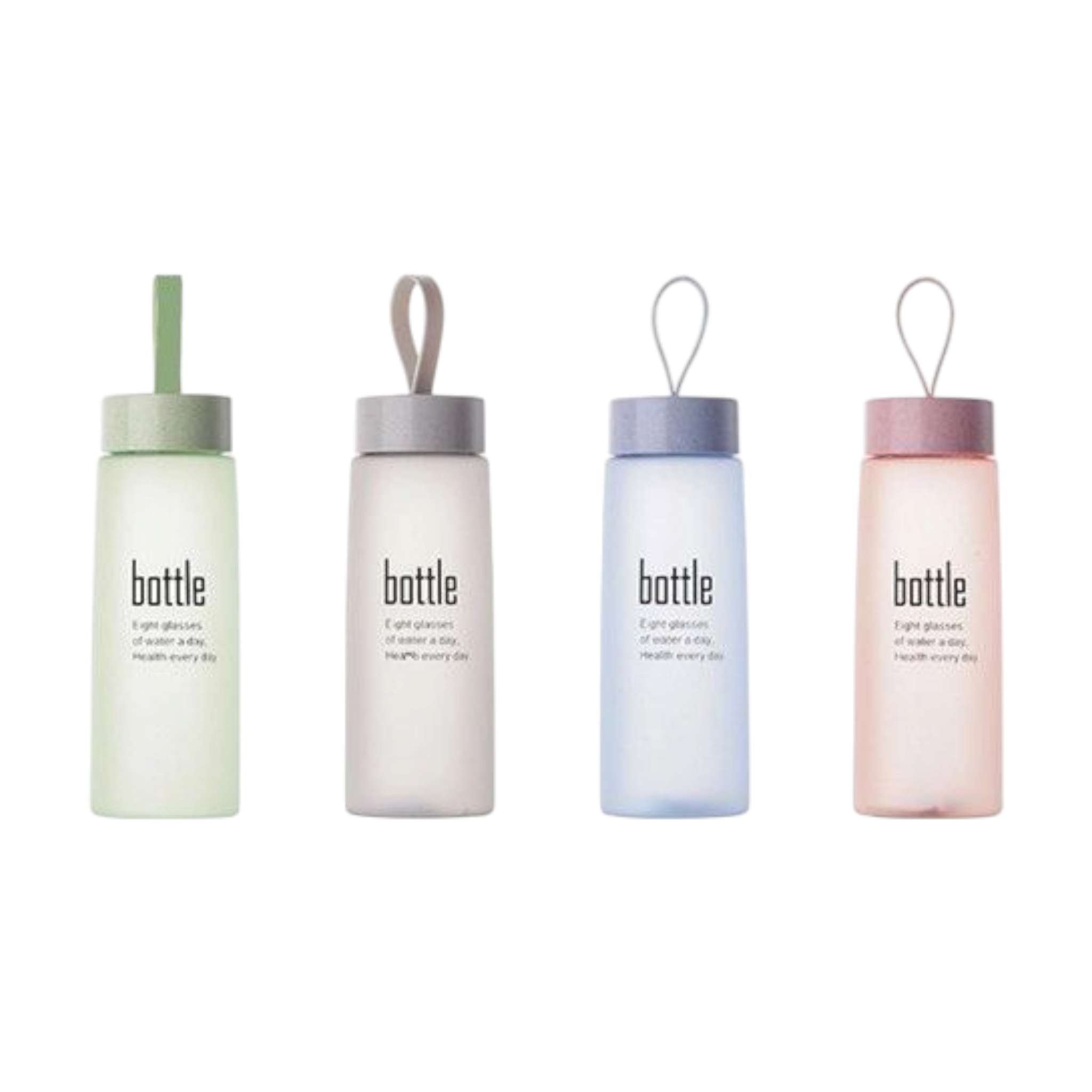 500ml Frosted Sports Water Bottle 19cm Patterned