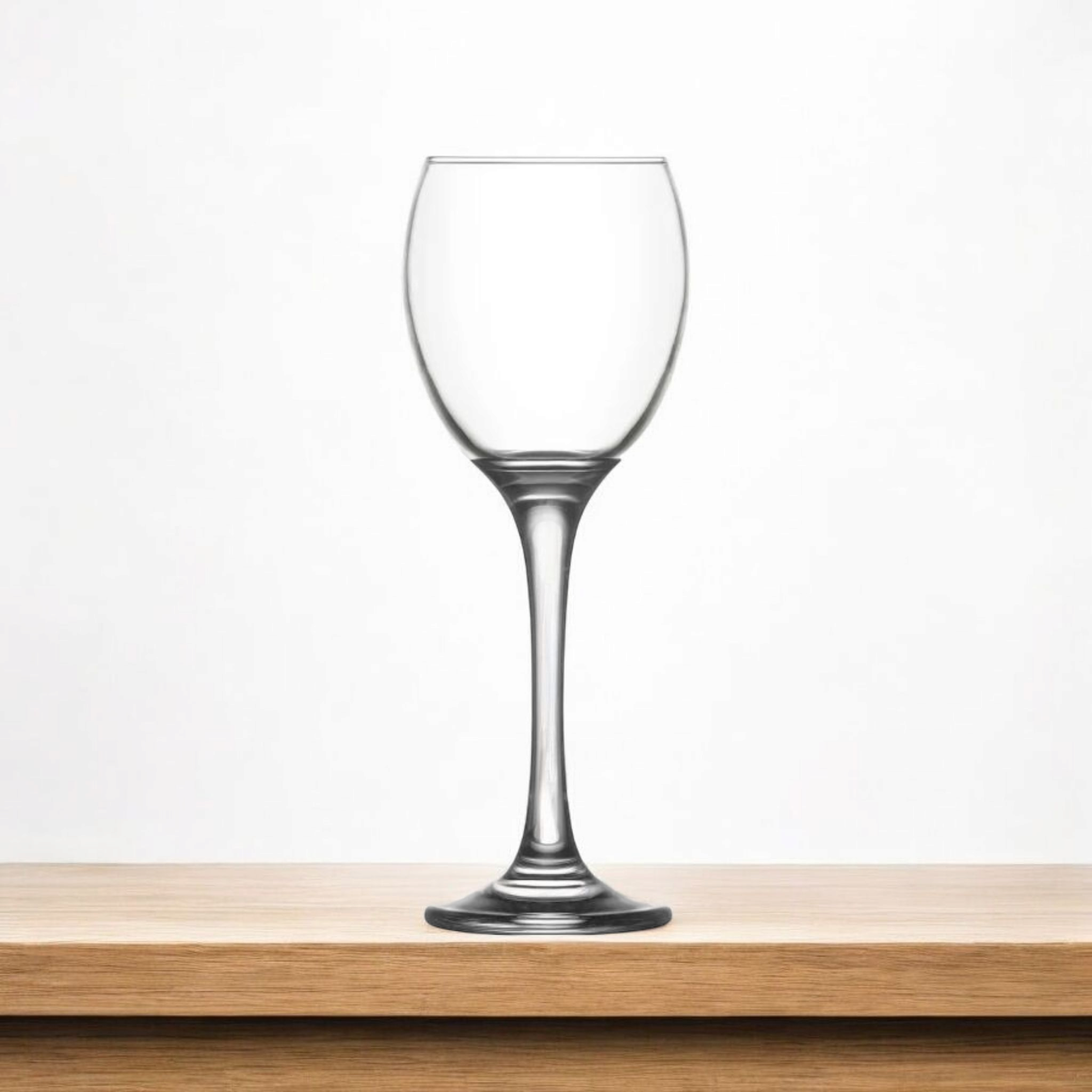 LAV Venue Glass Tumbler 245ml Stemmed White Wine 6Pack