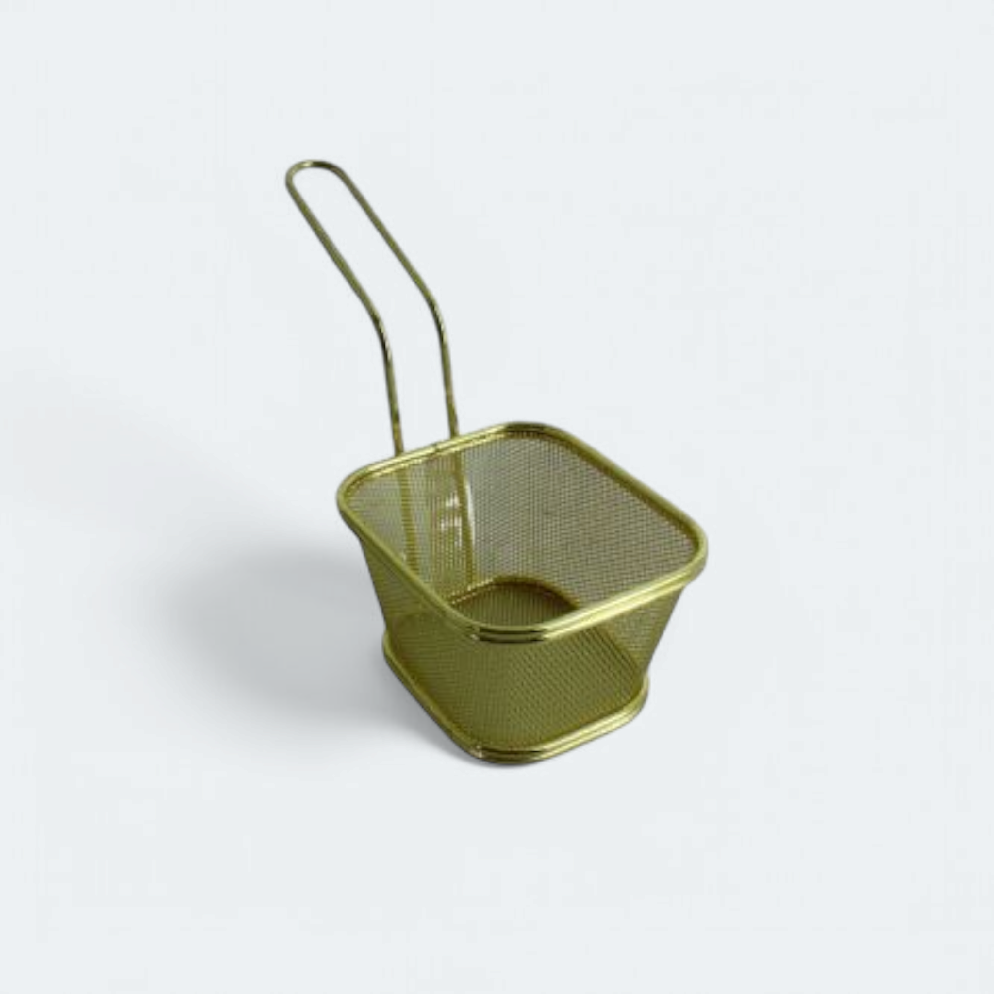 Chip Fryer Serving Basket Gold XK1123