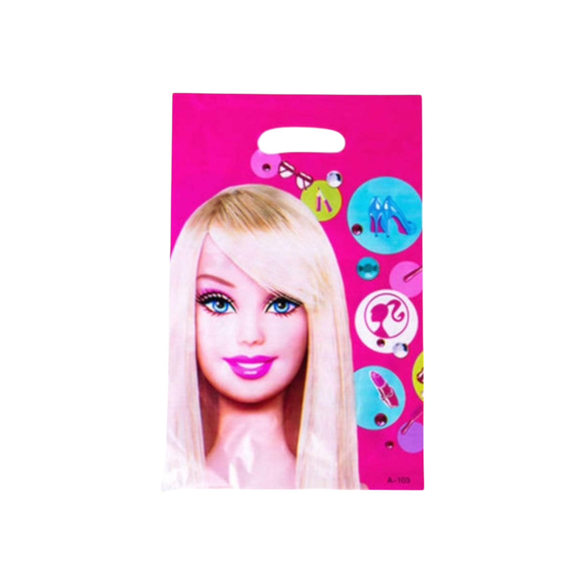 Disney Party Loot Plastic Treat Bags 16x25cm 10pack Die Cut Handle