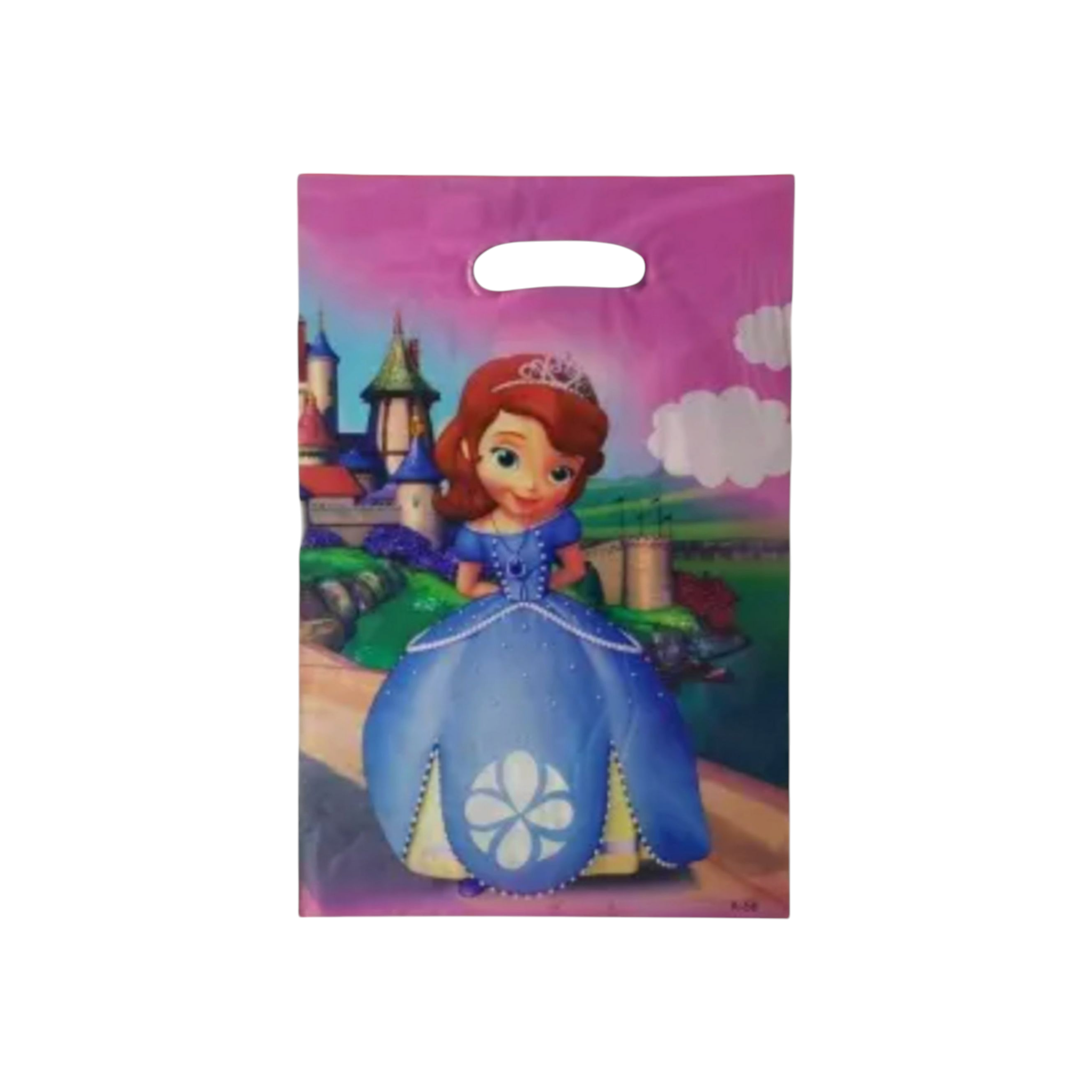 Disney Party Loot Plastic Treat Bags 16x25cm 10pack Die Cut Handle