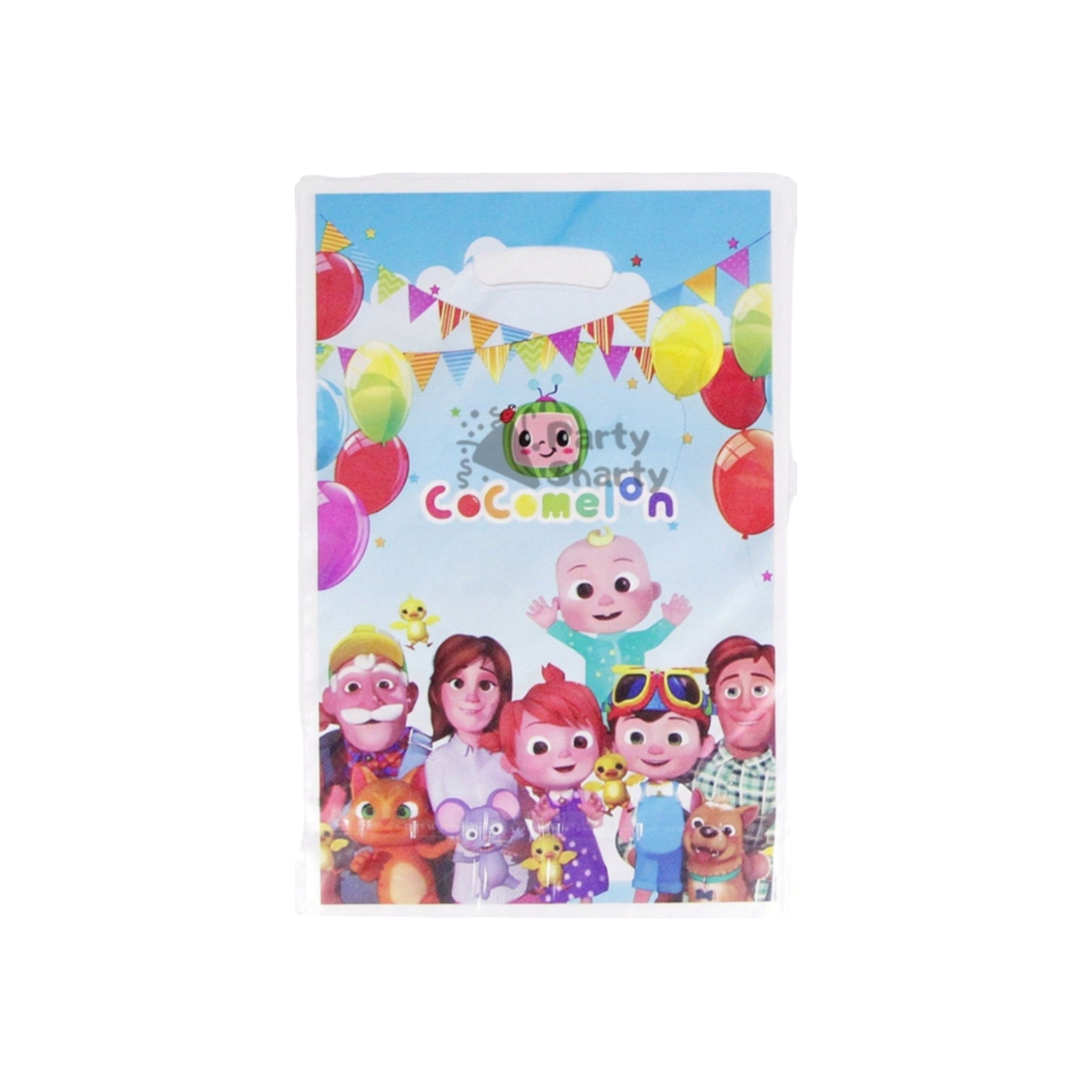 Disney Party Loot Plastic Treat Bags 16x25cm 10pack Die Cut Handle