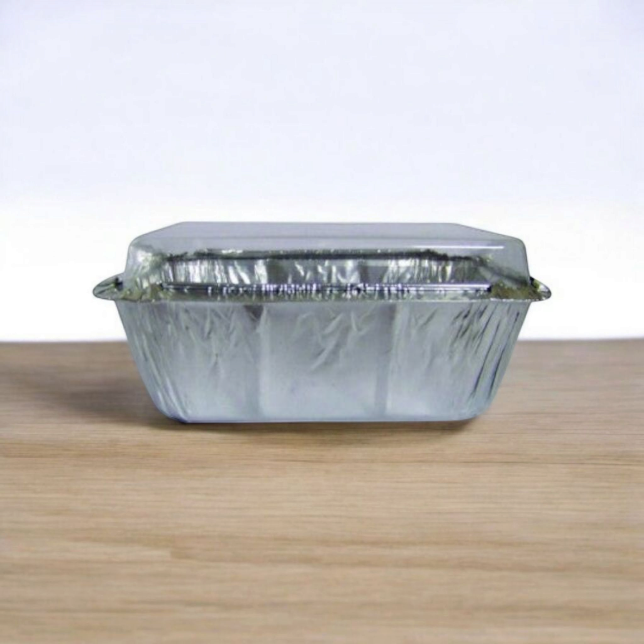 Aluminum Foil Takeaway Container Tub Disposable FG-413PD with PET Clear LID 4133 1pc