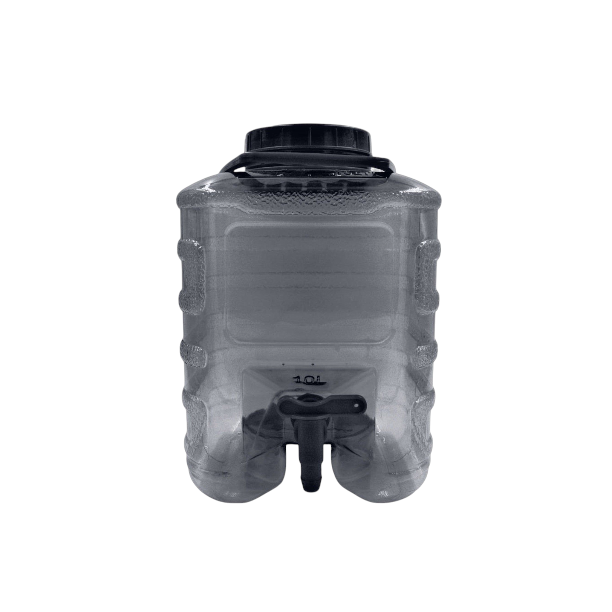 20L PET Water Dispenser with Tap Square Blue Plastic