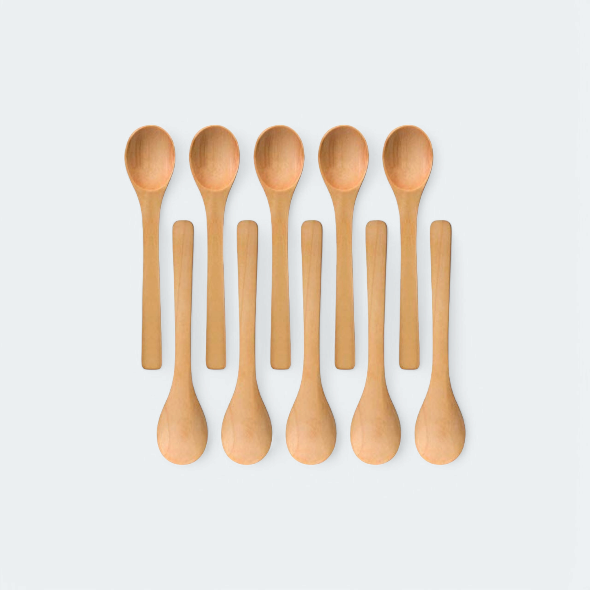 Wooden Honey Spoon Polished 13cm 10pack 16-12