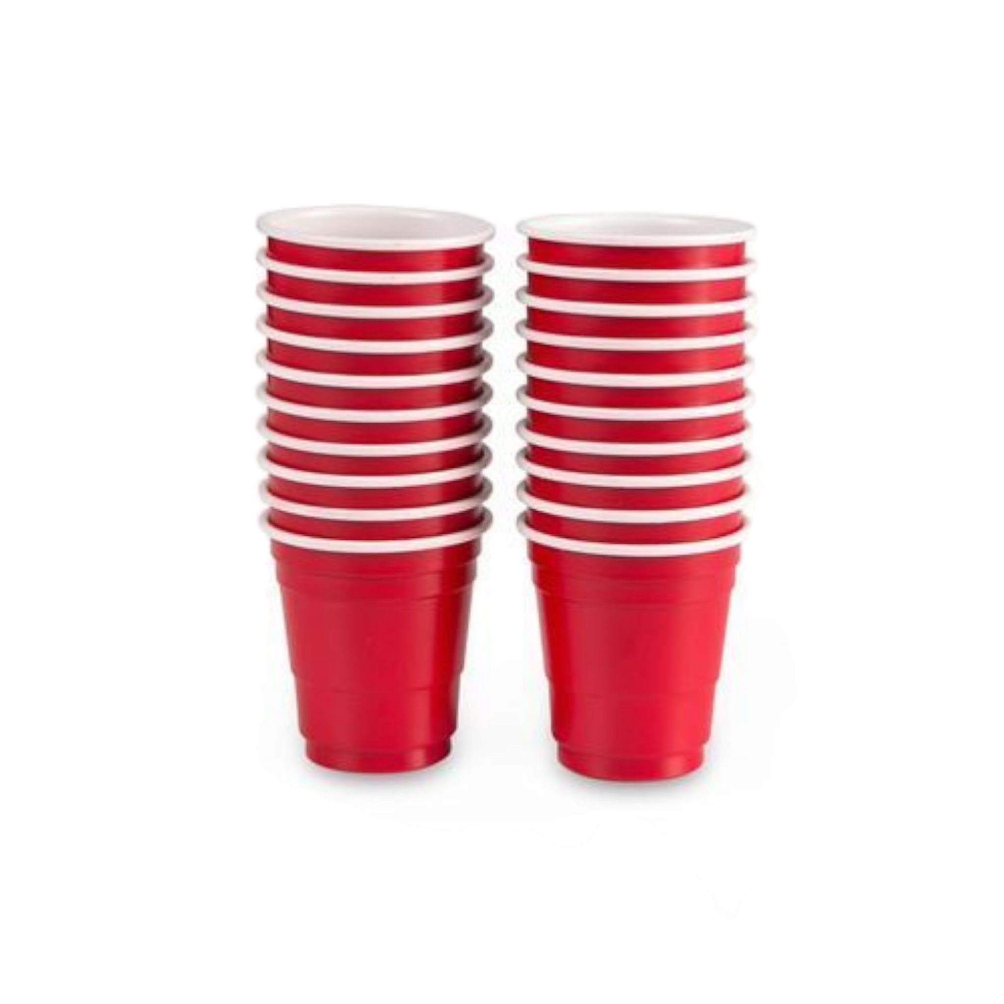 Time Savers Disposable Shot Glass Plastic 20pack Mini Beer Pong Cups