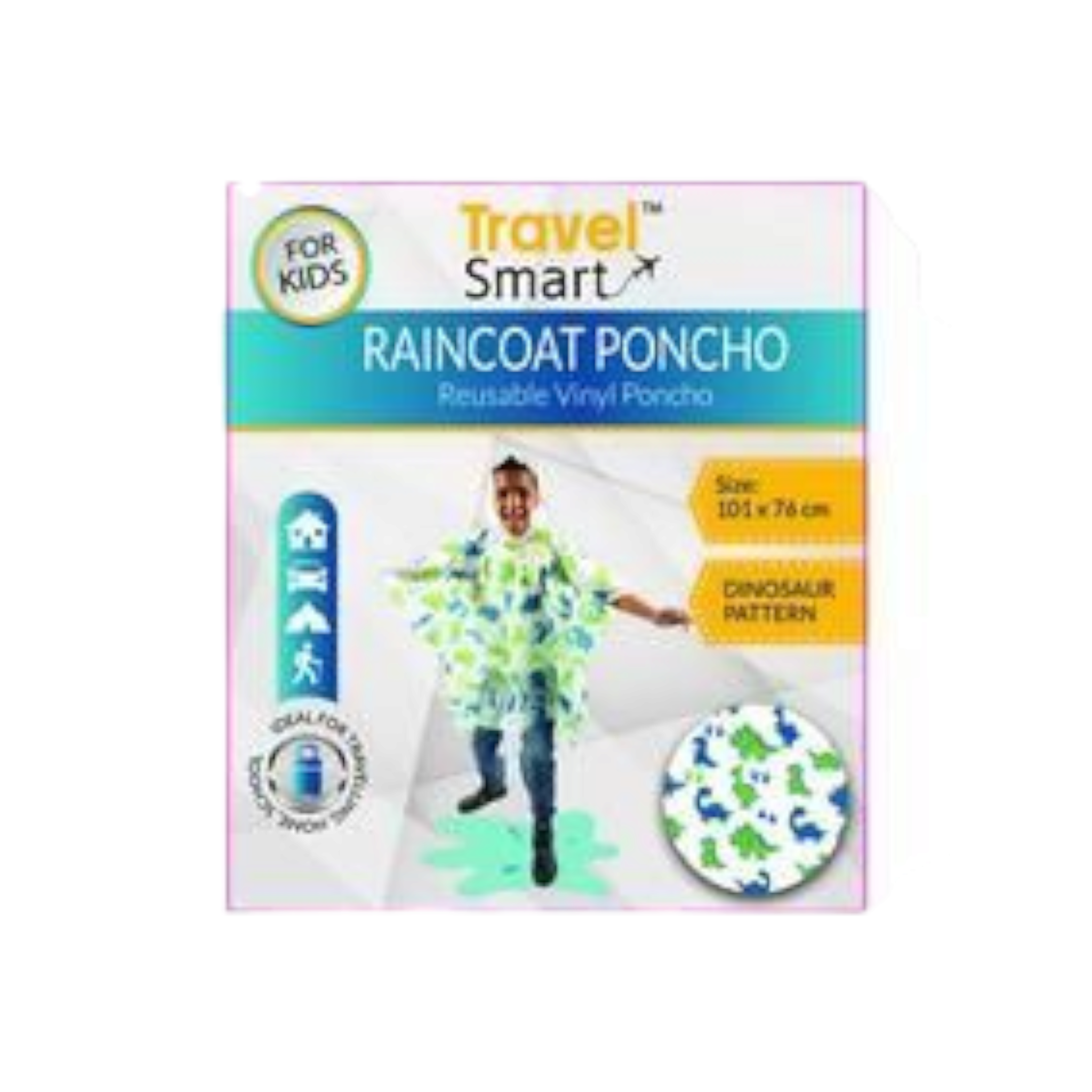 Poncho Raincoat Kids 101x76cm
