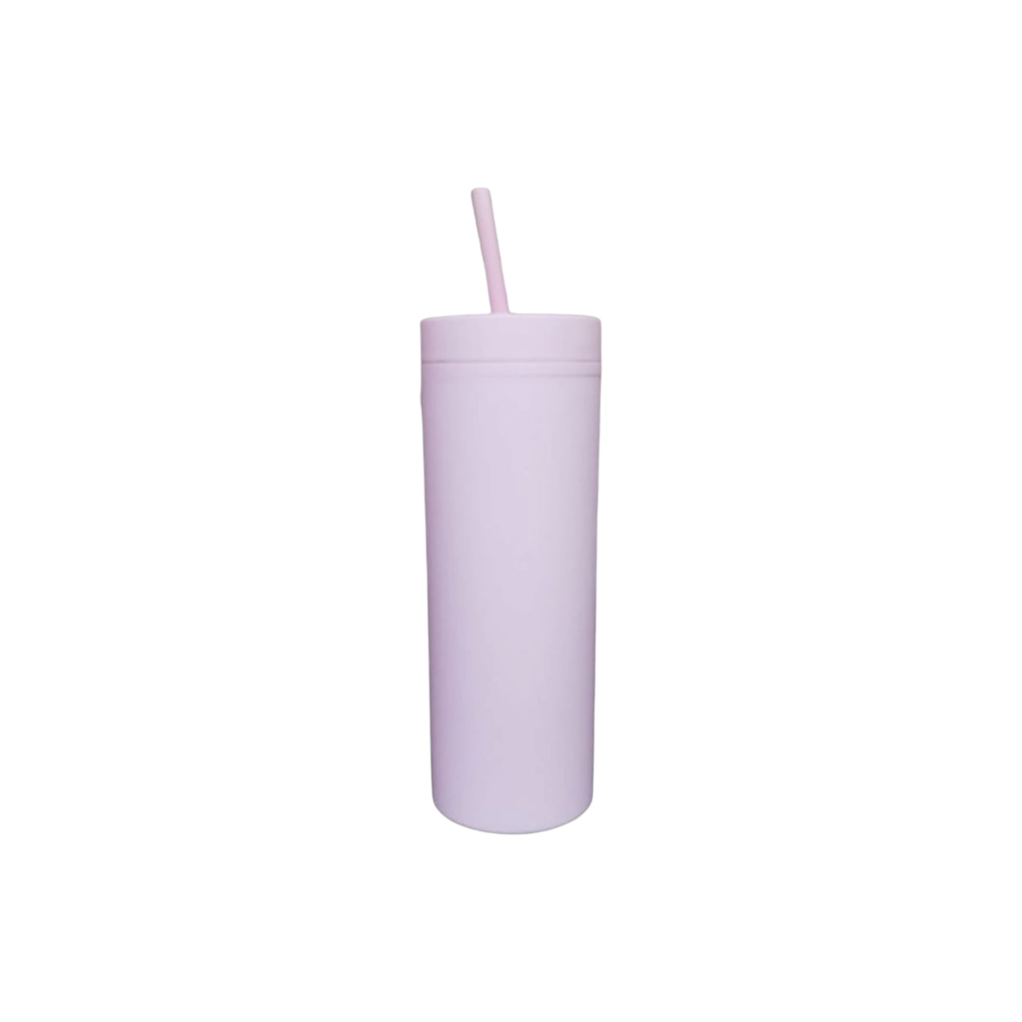 473ml Skinny Drinking Tumbler Acrylic Reusable with Lid and Straw