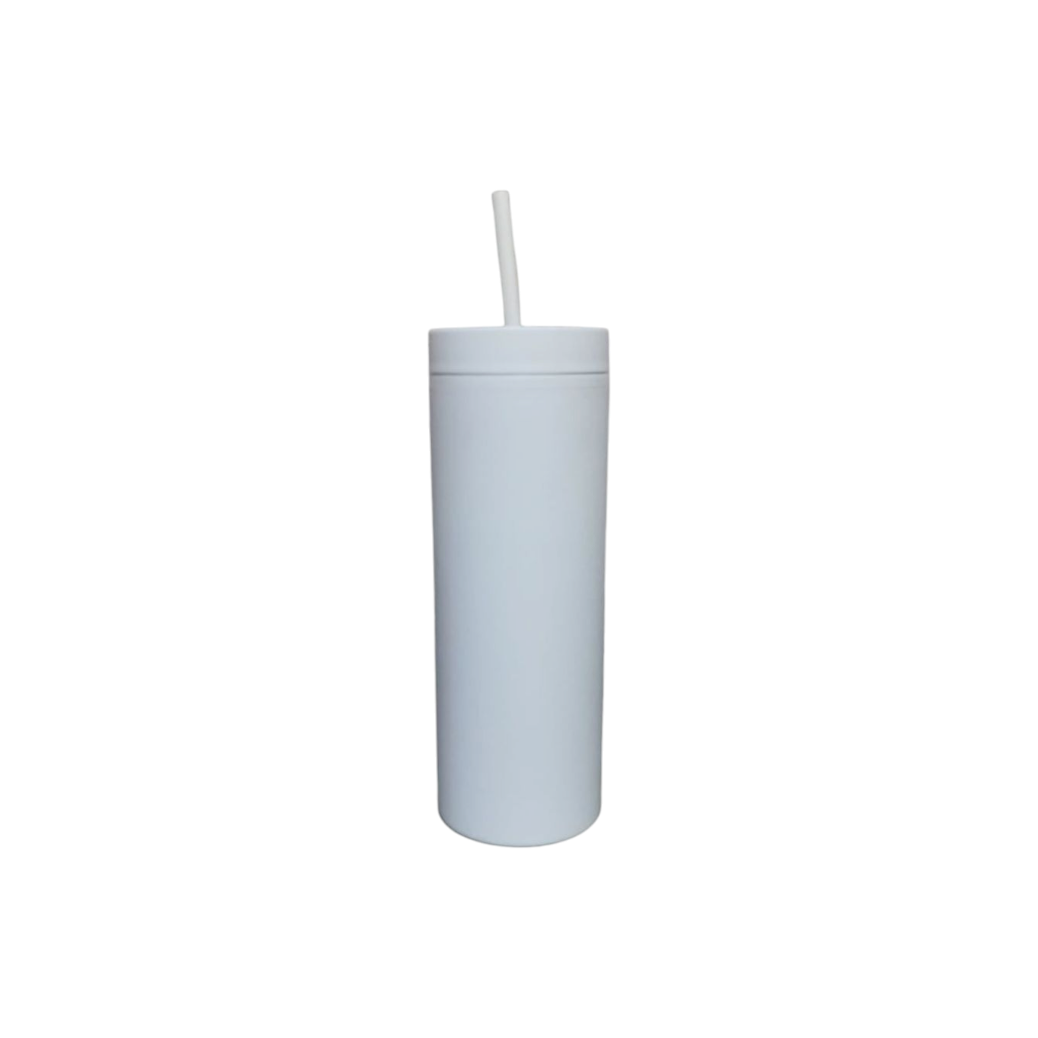 473ml Skinny Drinking Tumbler Acrylic Reusable with Lid and Straw