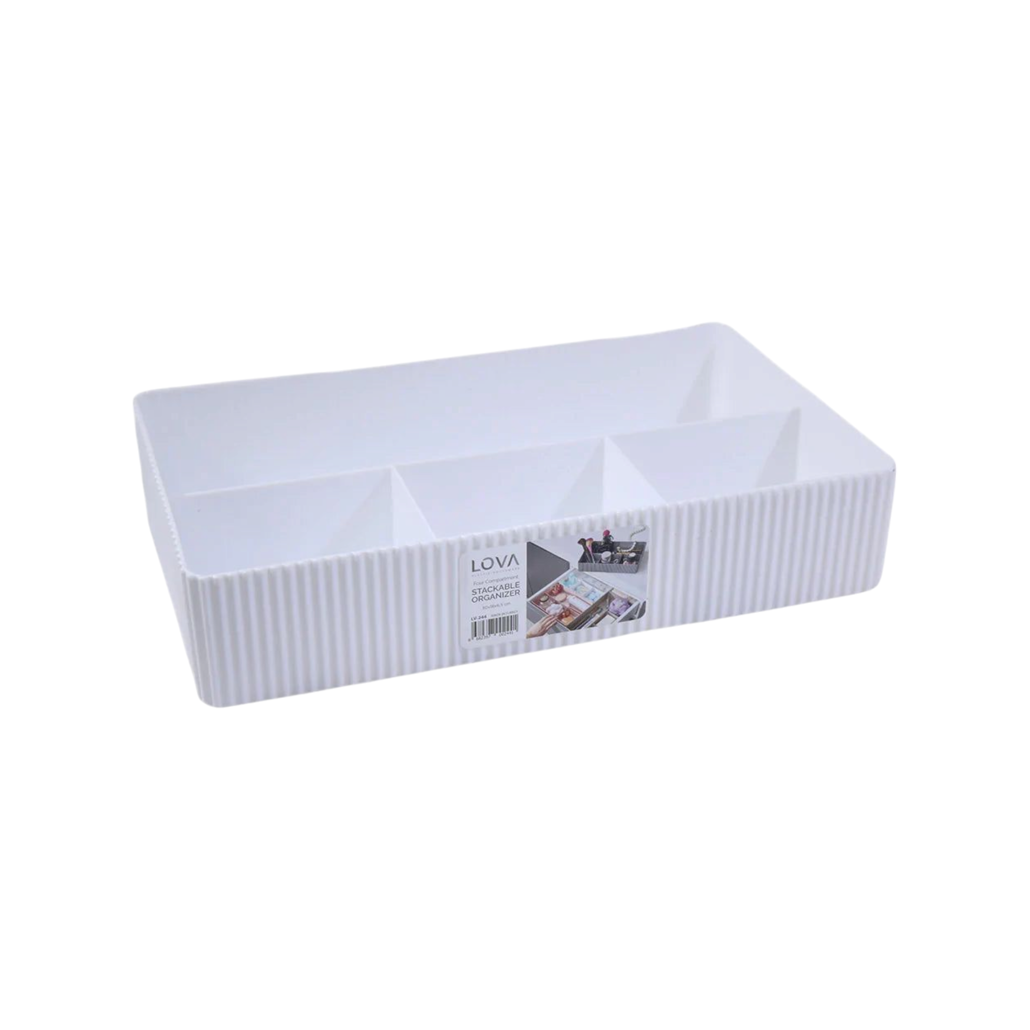 Lova Plastic Split Storage Organizer LV-244