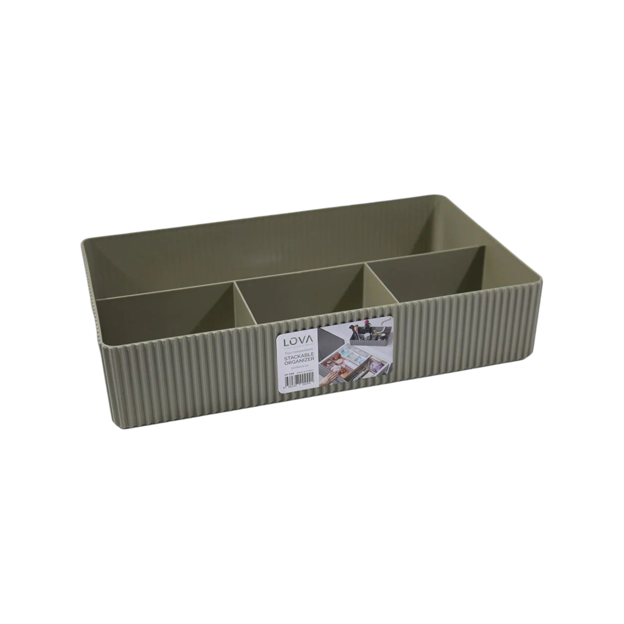 Lova Plastic Split Storage Organizer LV-244