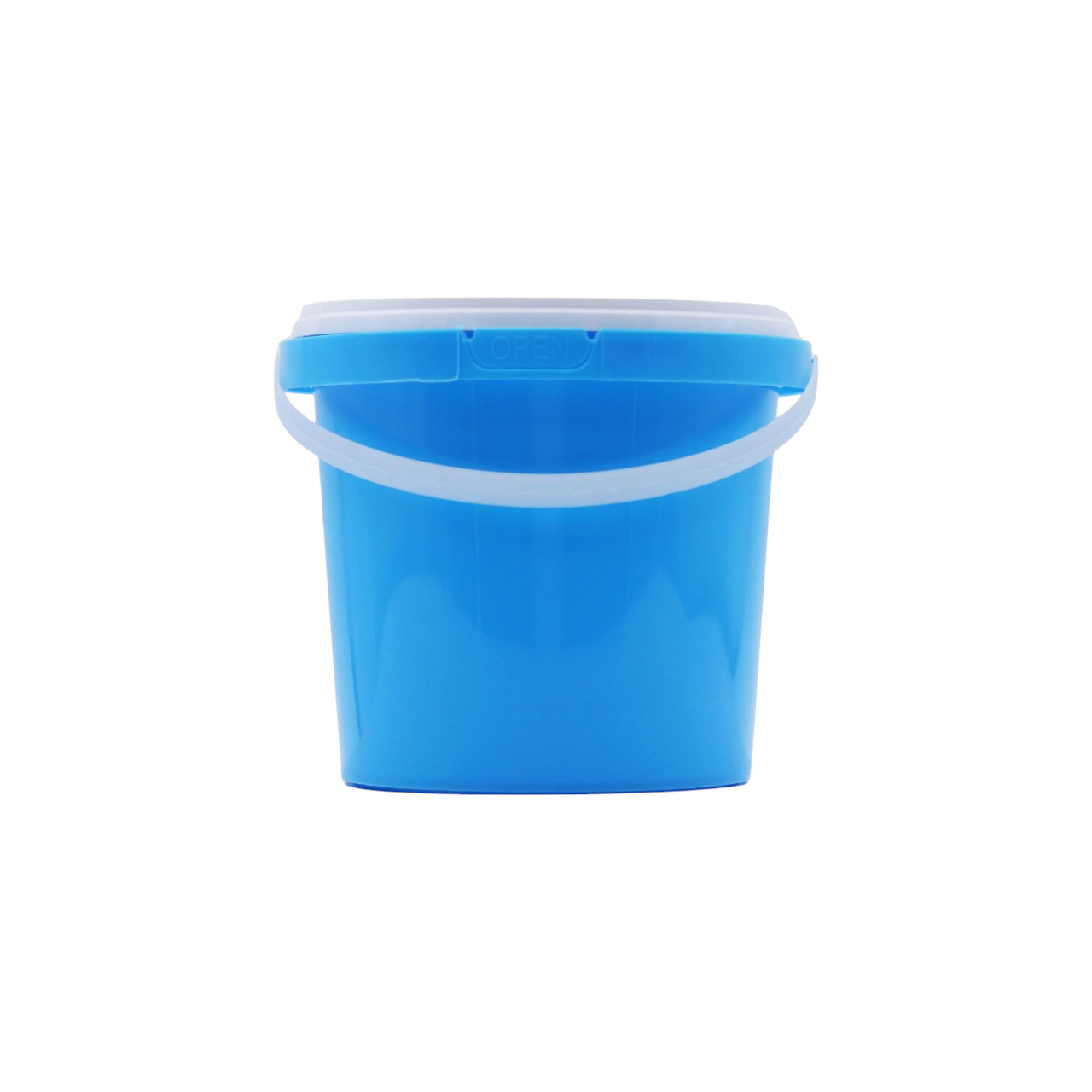 1L Plastic Bucket Air Tight with Transparent Lid
