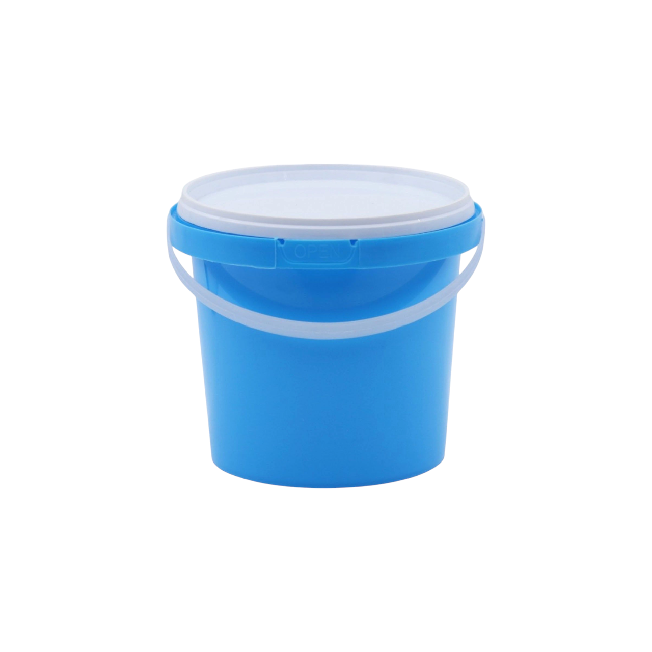 1L Plastic Bucket Air Tight with Transparent Lid
