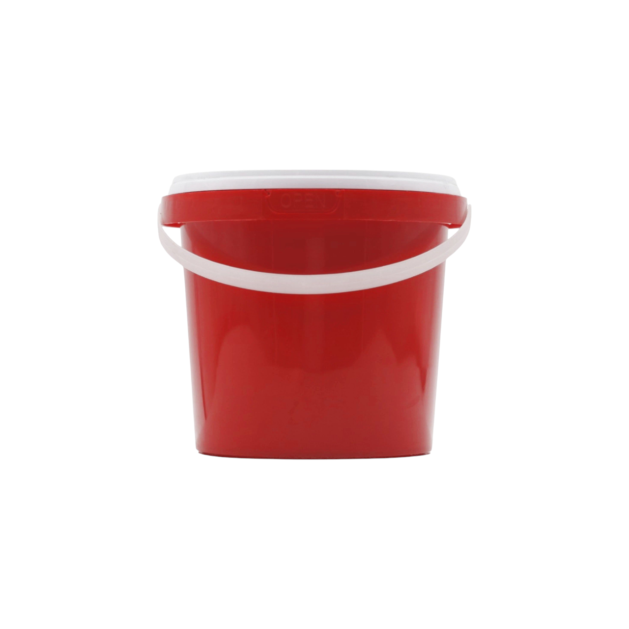 1L Plastic Bucket Air Tight with Transparent Lid
