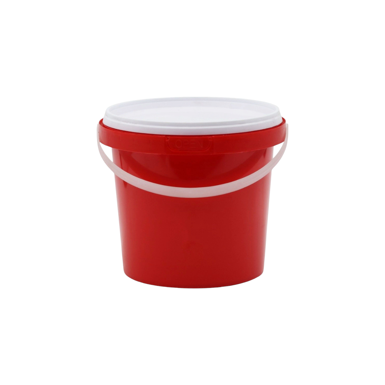 1L Plastic Bucket Air Tight with Transparent Lid