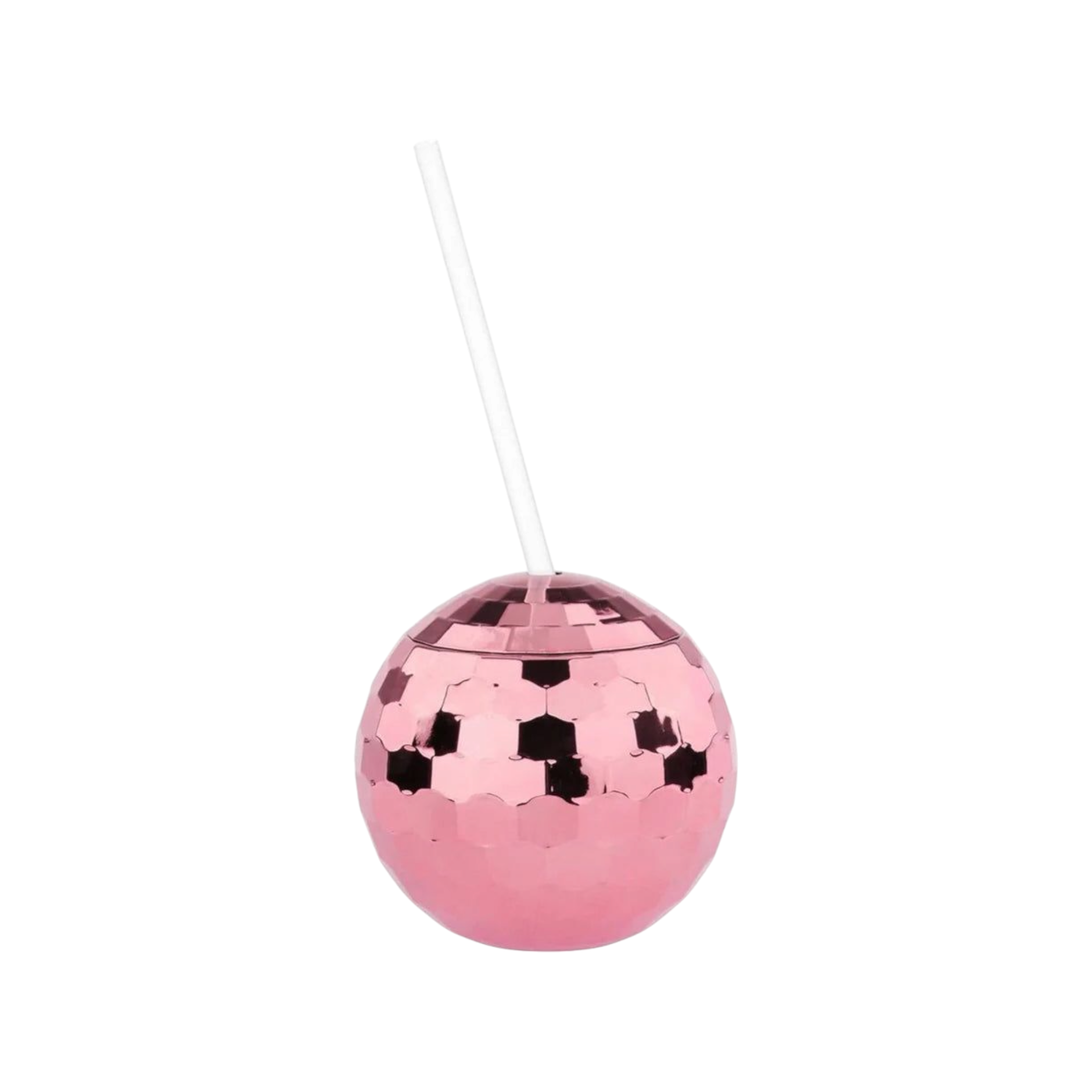 Disco Ball Smoothie Cup 350ml Tumbler with Straw