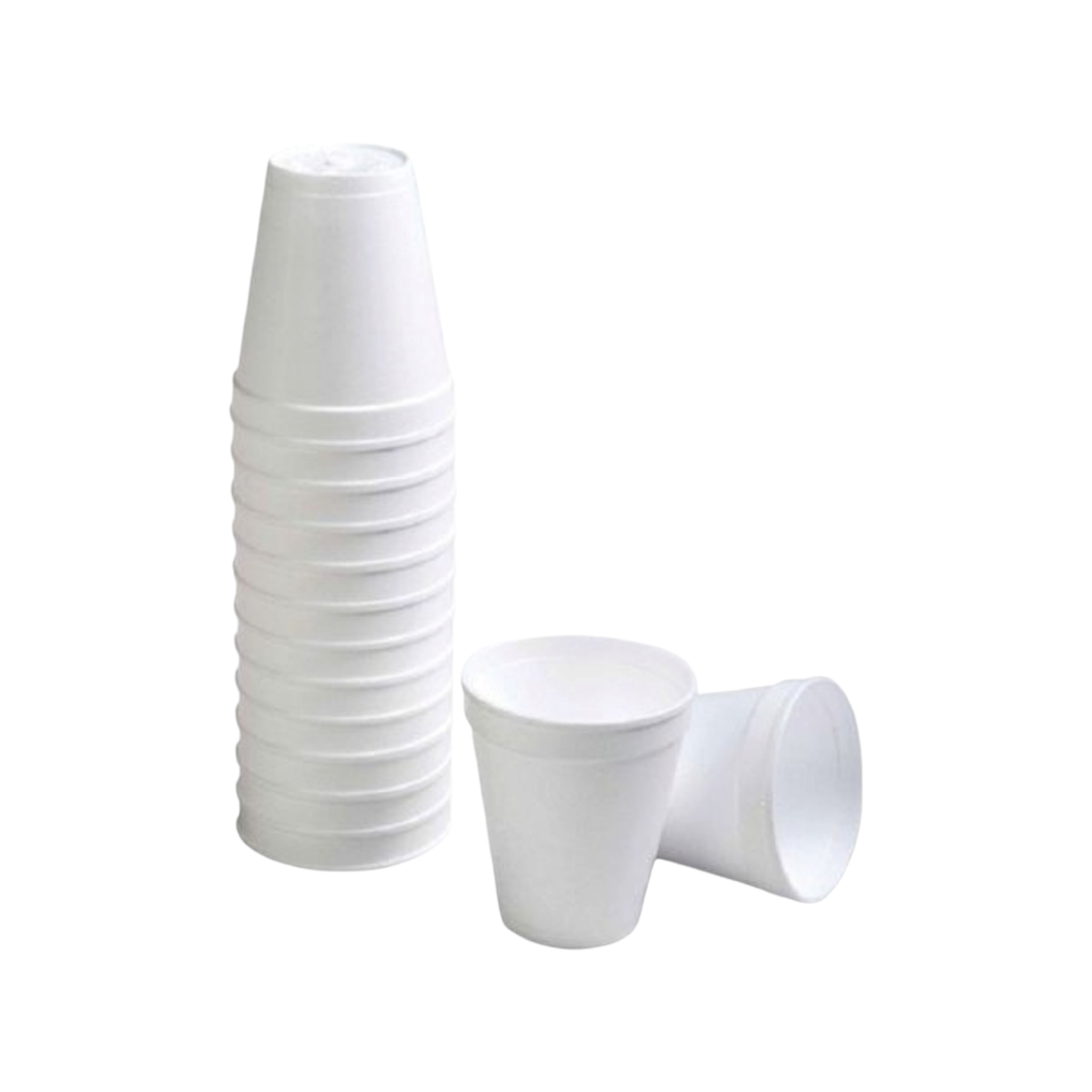 250ml Disposable Foam Cups Polystyrene HC.8 100pack