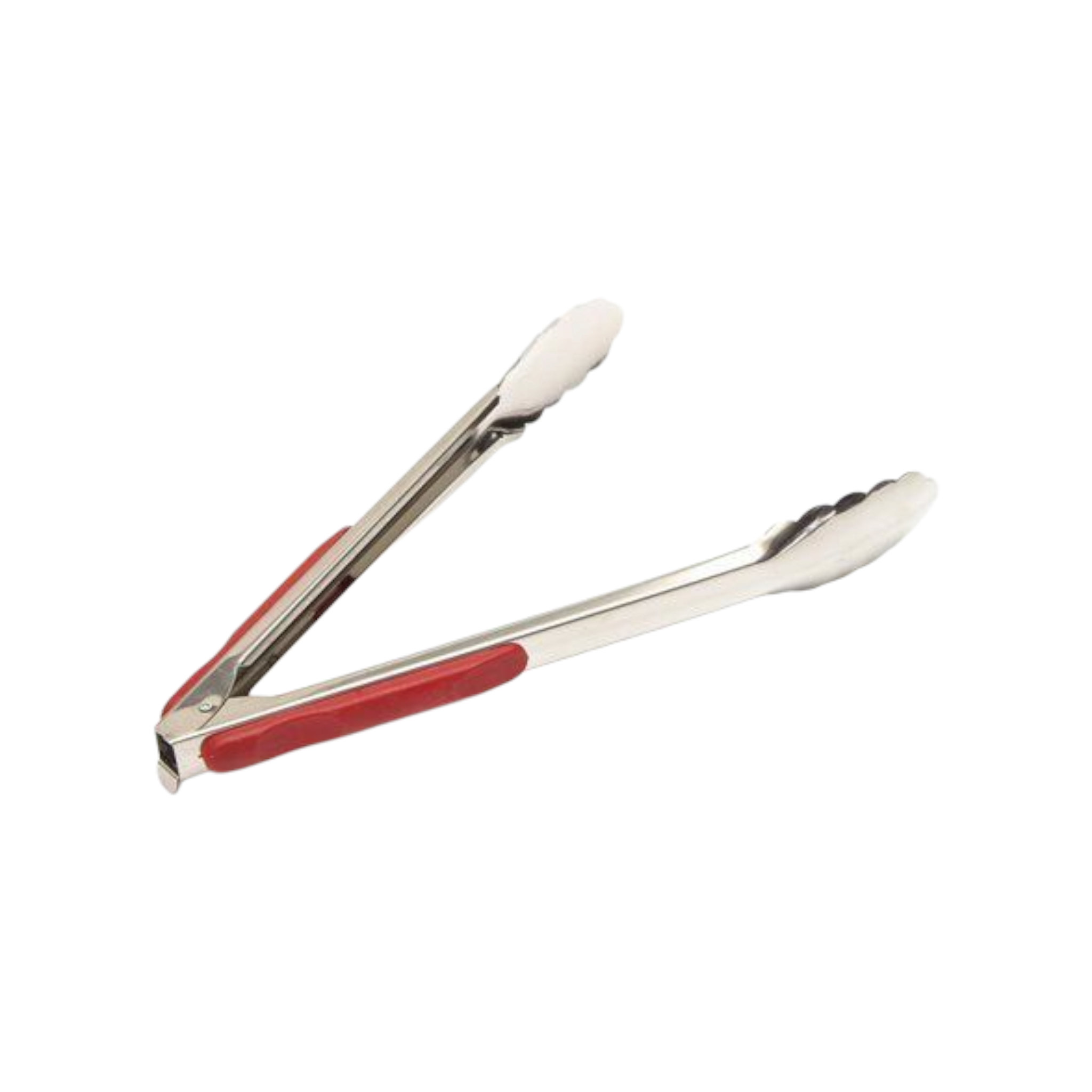 BBQ Braai Tong Stainless Steel with Plastic Grip Handle 36.4cm