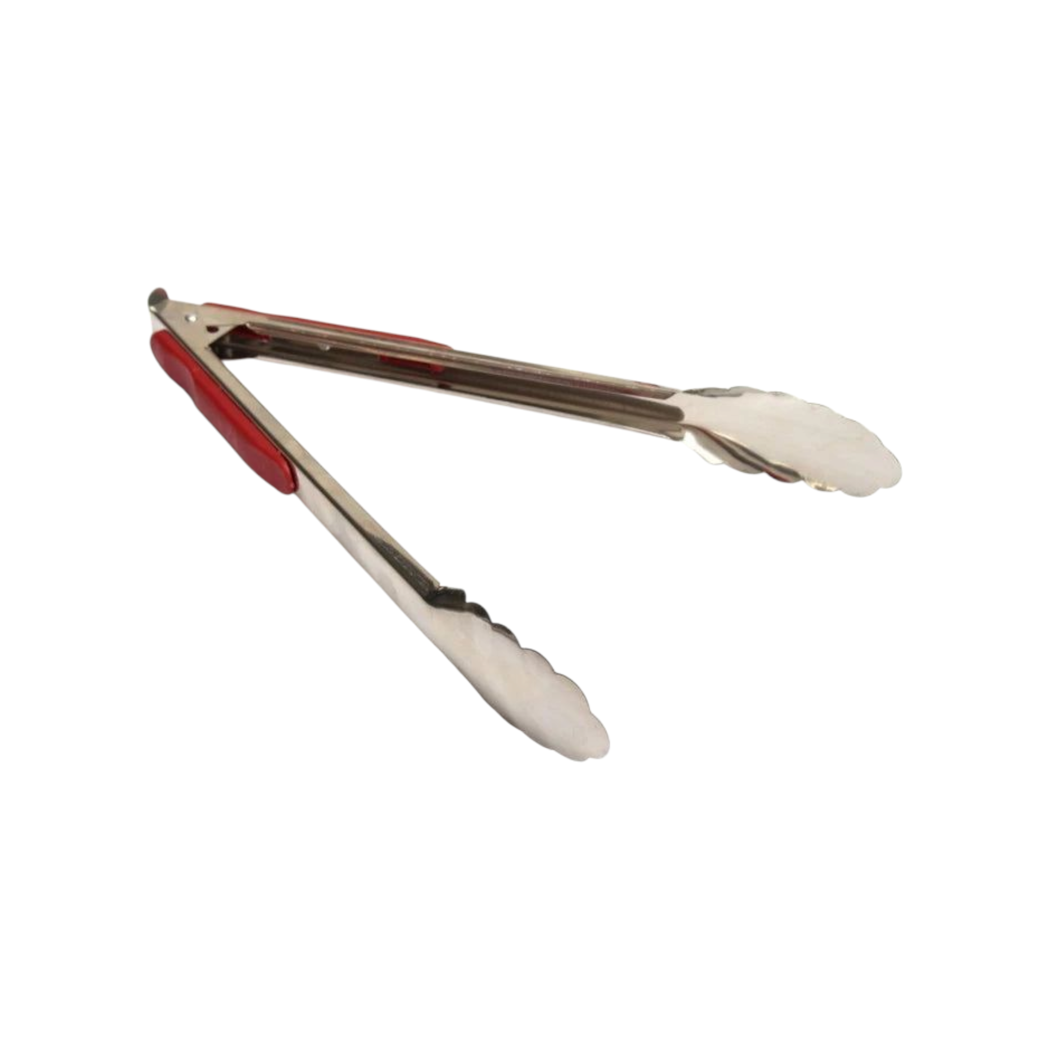 BBQ Braai Tong Stainless Steel with Plastic Grip Handle 36.4cm