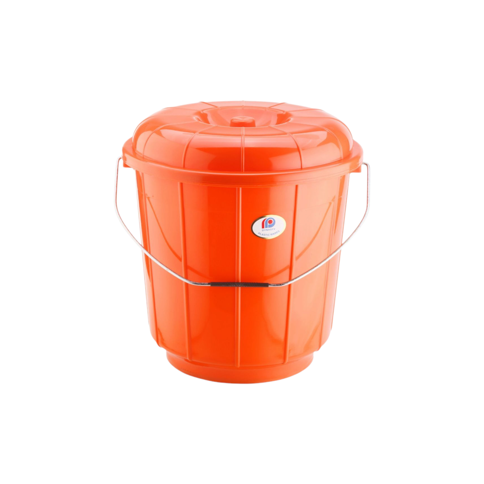 20L Plastic Bucket with Lid & Steel Handle 120WL