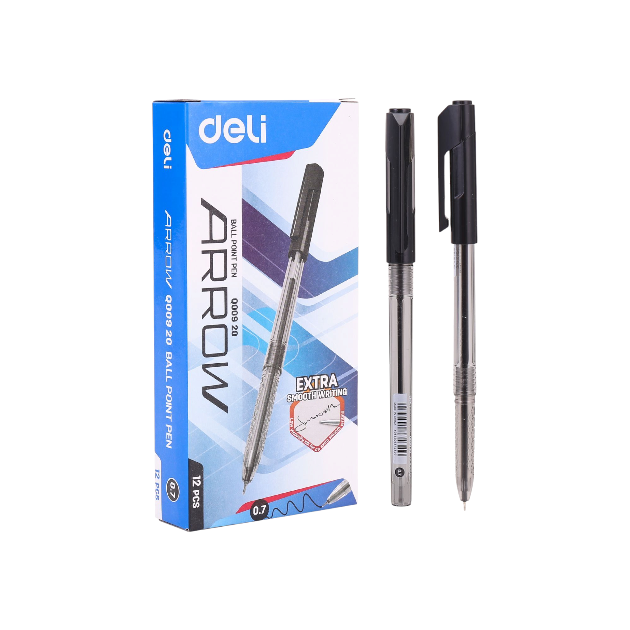 Deli Ball Point Pen Mini Tip 0.7mm Black